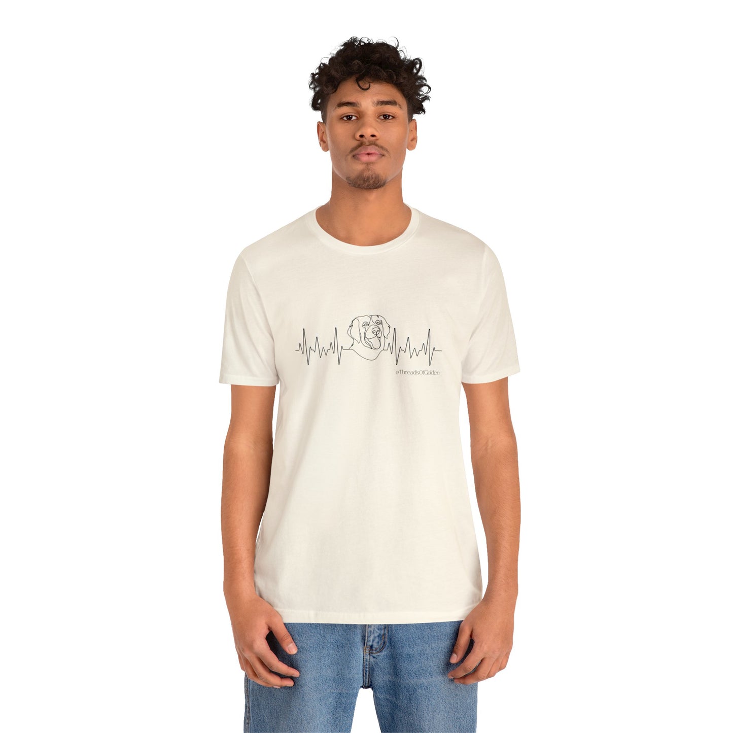 Golden Heartbeat Unisex Tee