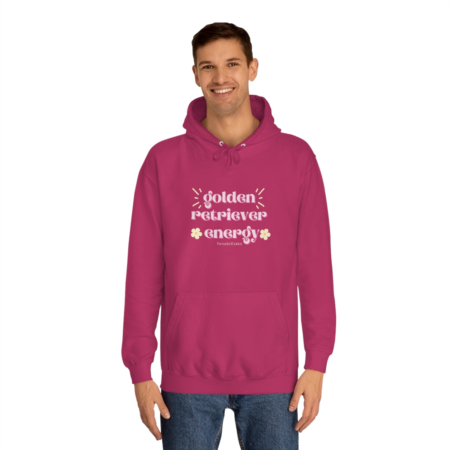 Golden Retriever Energy Hoodie