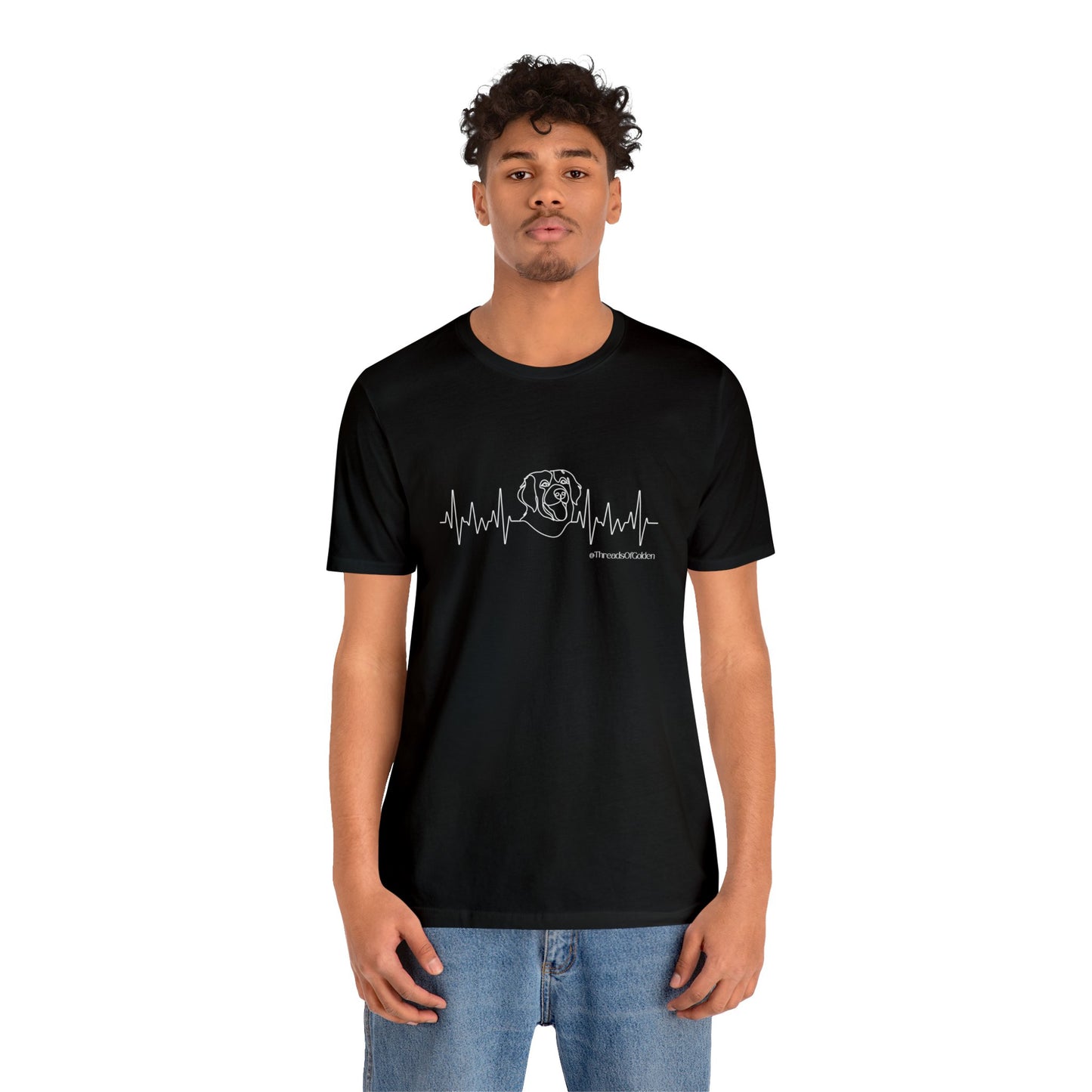 Golden Heartbeat Unisex Tee