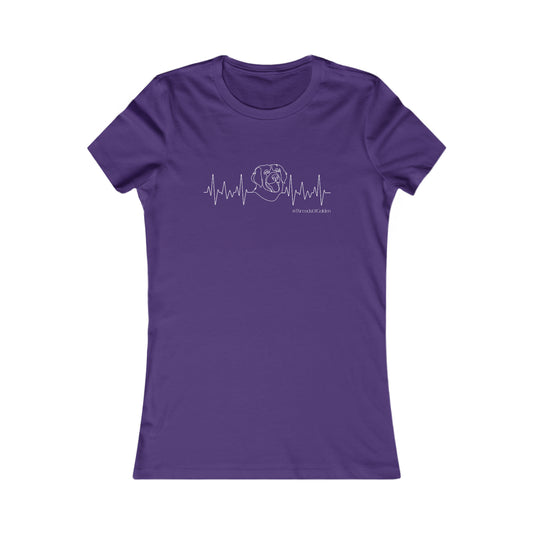 Golden Heartbeat Women's Tee