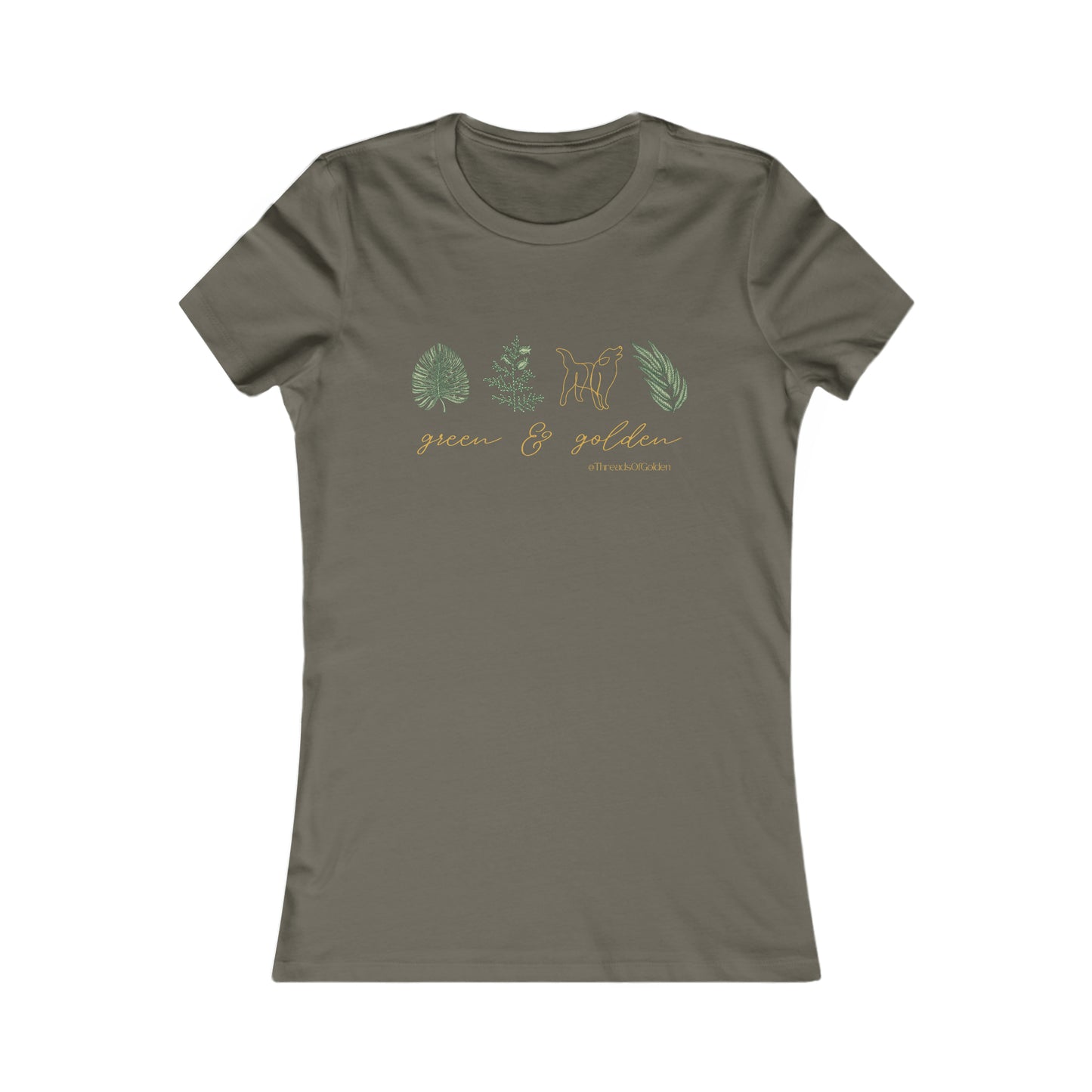 Green & Golden Women's Tee