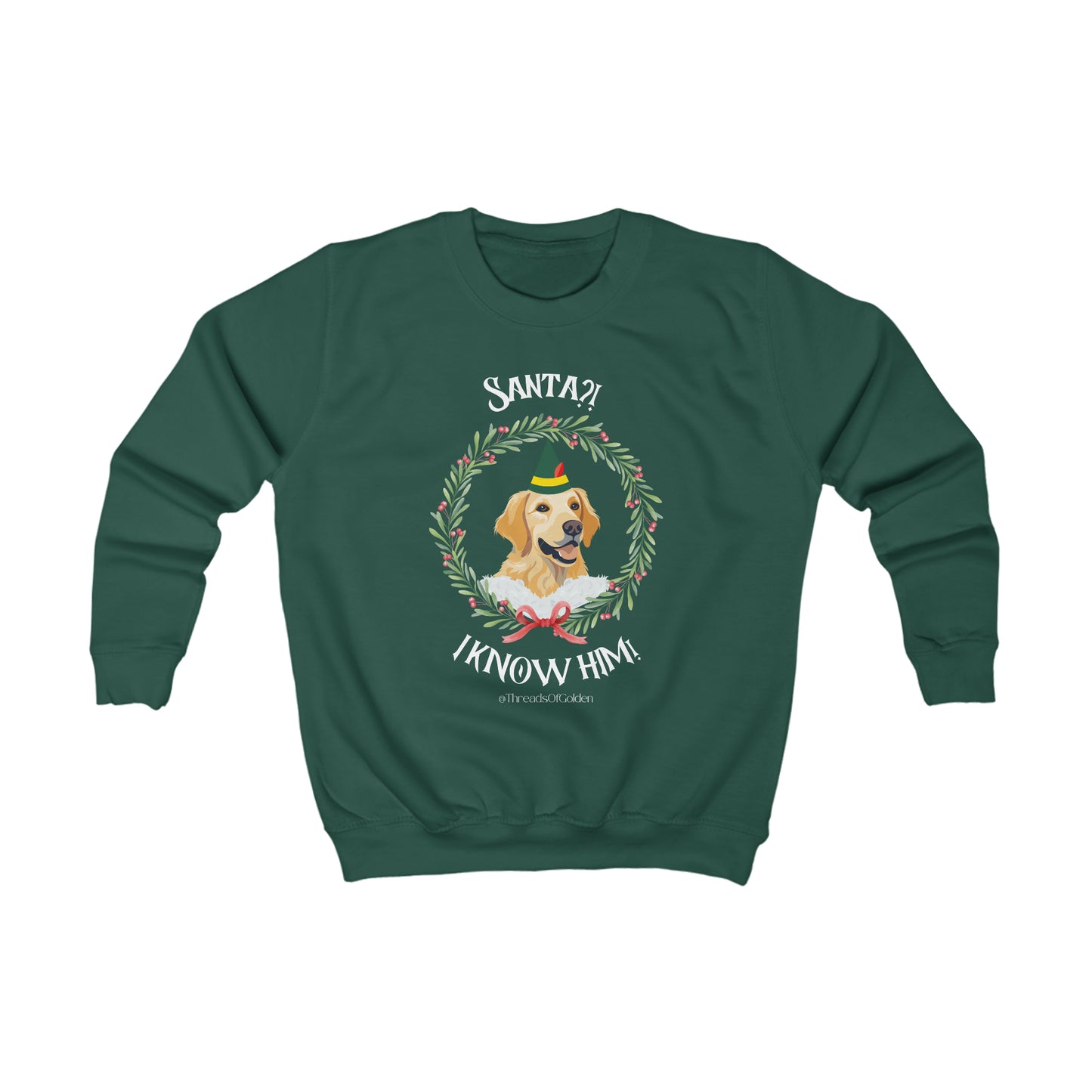 Kids Golden Elf Sweatshirt