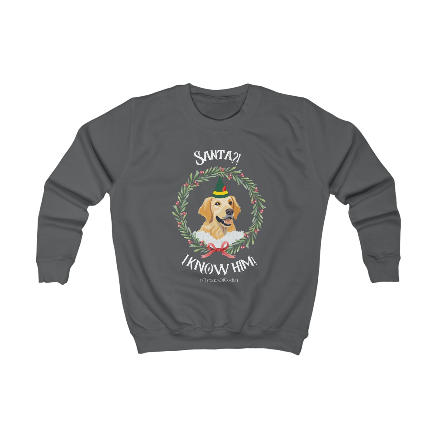 Kids Golden Elf Sweatshirt