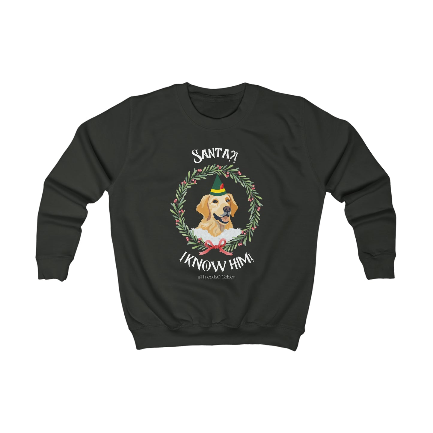 Kids Golden Elf Sweatshirt