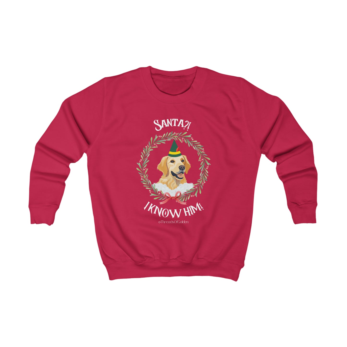 Kids Golden Elf Sweatshirt