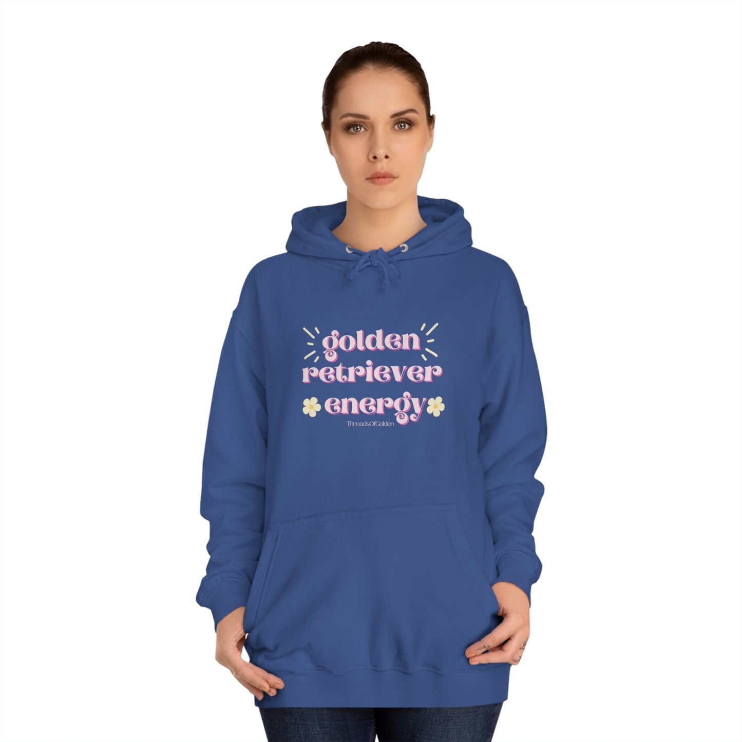 Golden Retriever Energy Hoodie