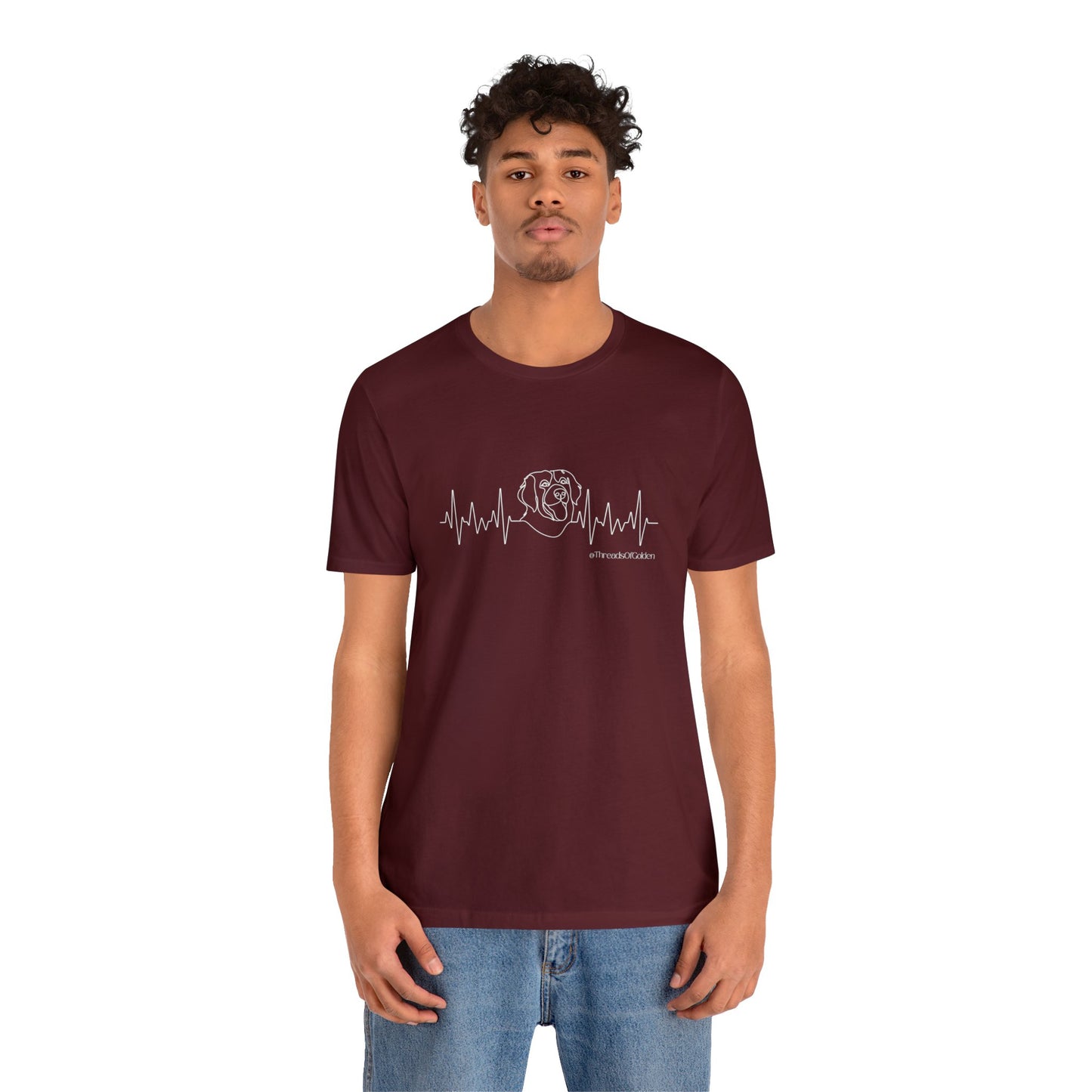 Golden Heartbeat Unisex Tee