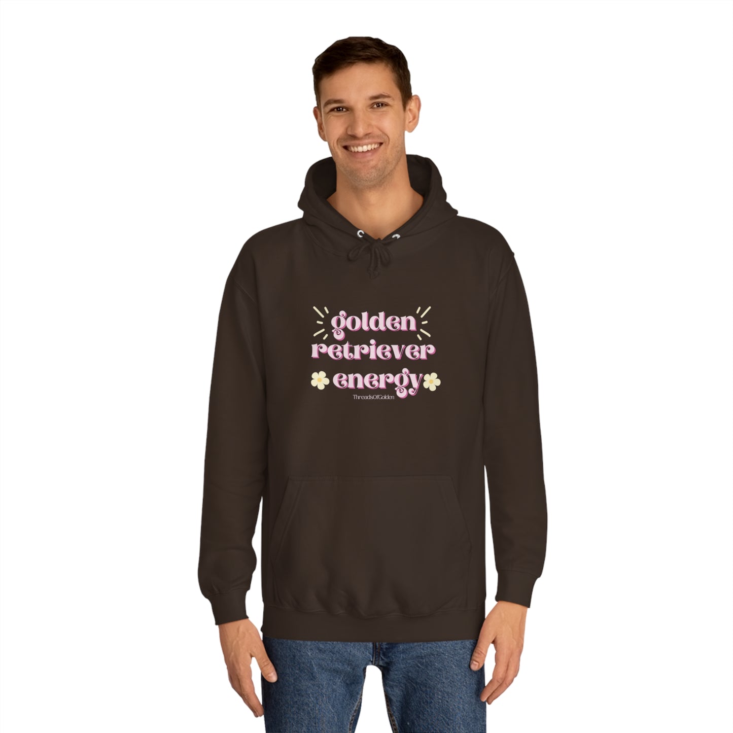 Golden Retriever Energy Hoodie