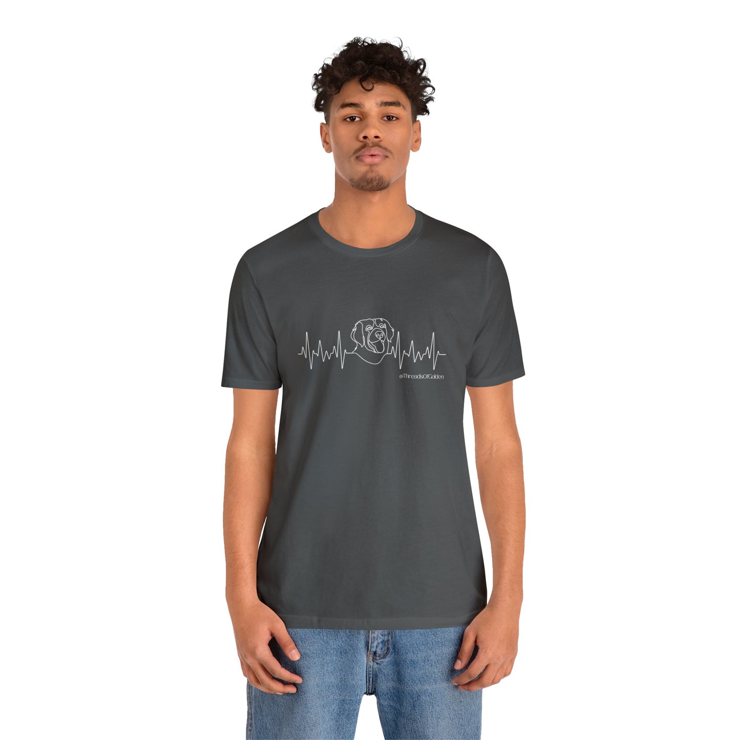 Golden Heartbeat Unisex Tee