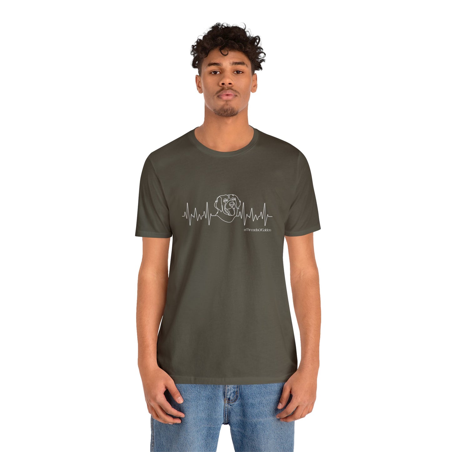 Golden Heartbeat Unisex Tee