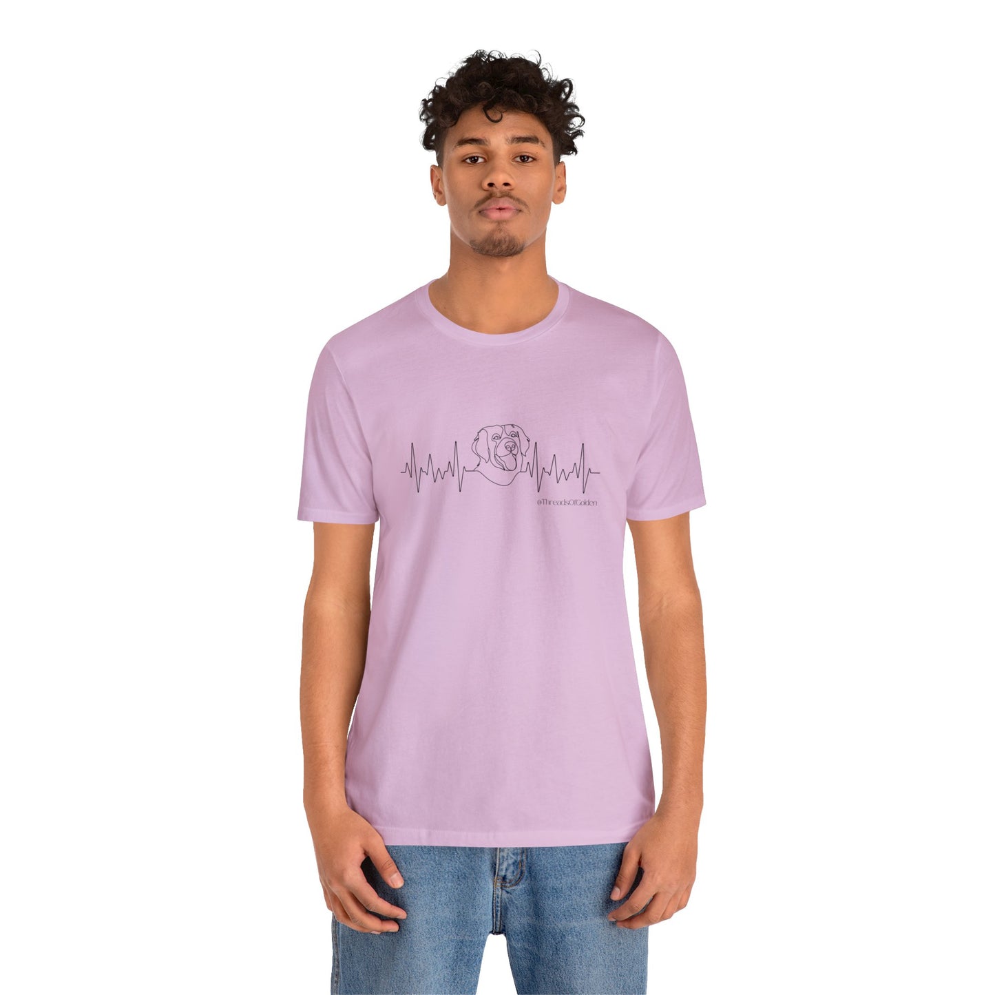 Golden Heartbeat Unisex Tee