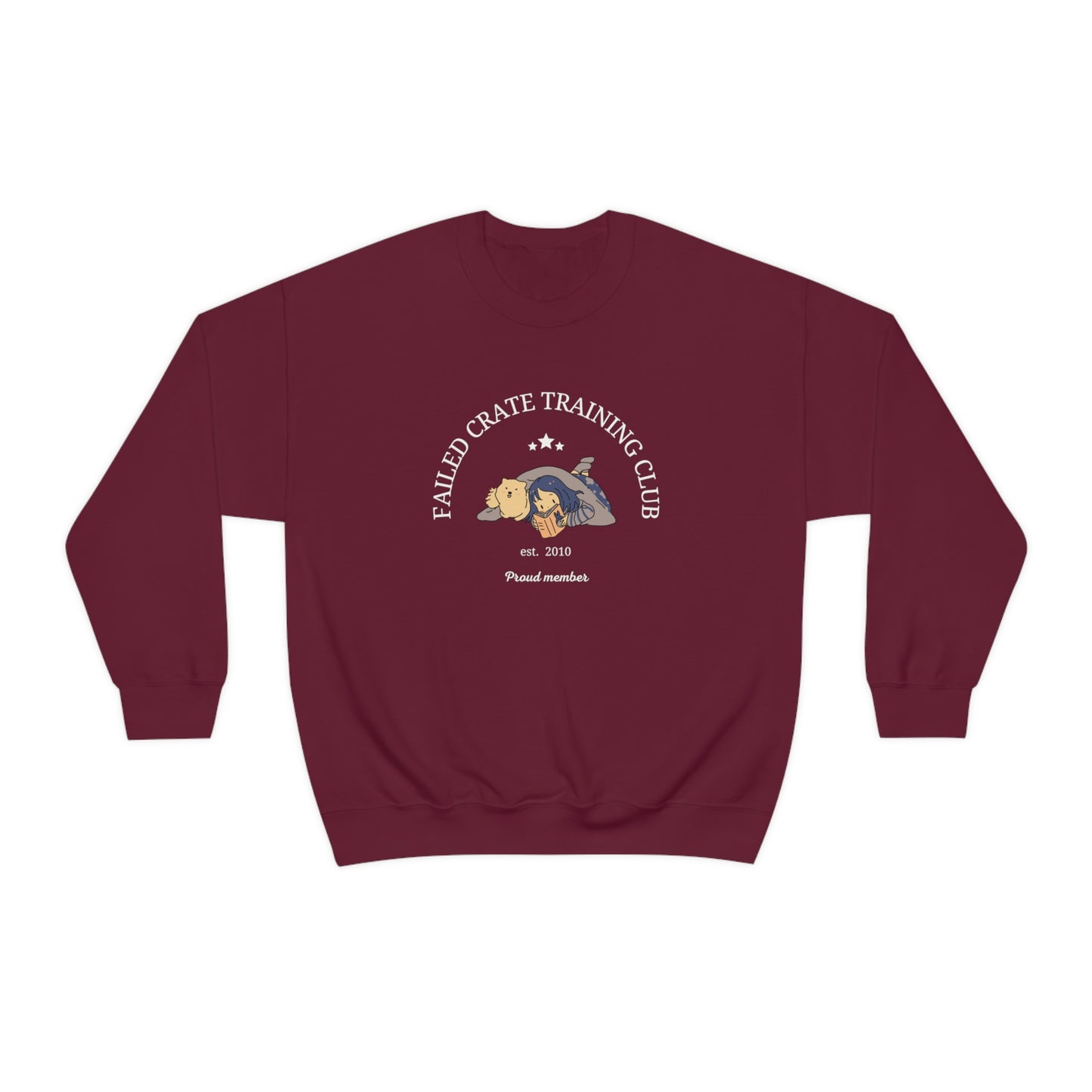 Failed Crate Training Unisex Crewneck Sweatshirt