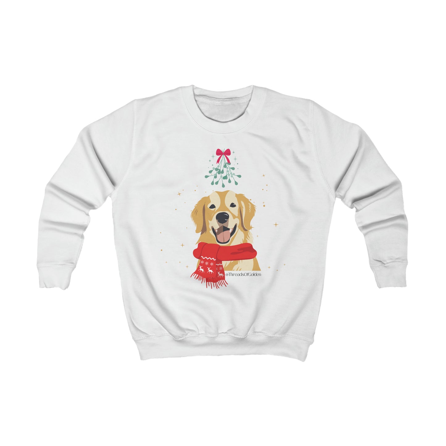 Kids Mistletoe Kiss Sweatshirt