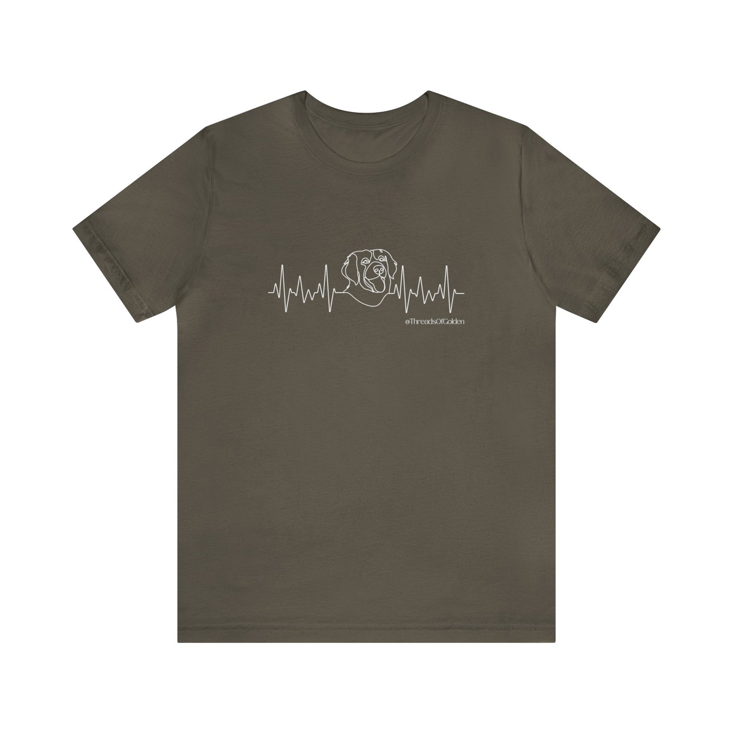 Golden Heartbeat Unisex Tee