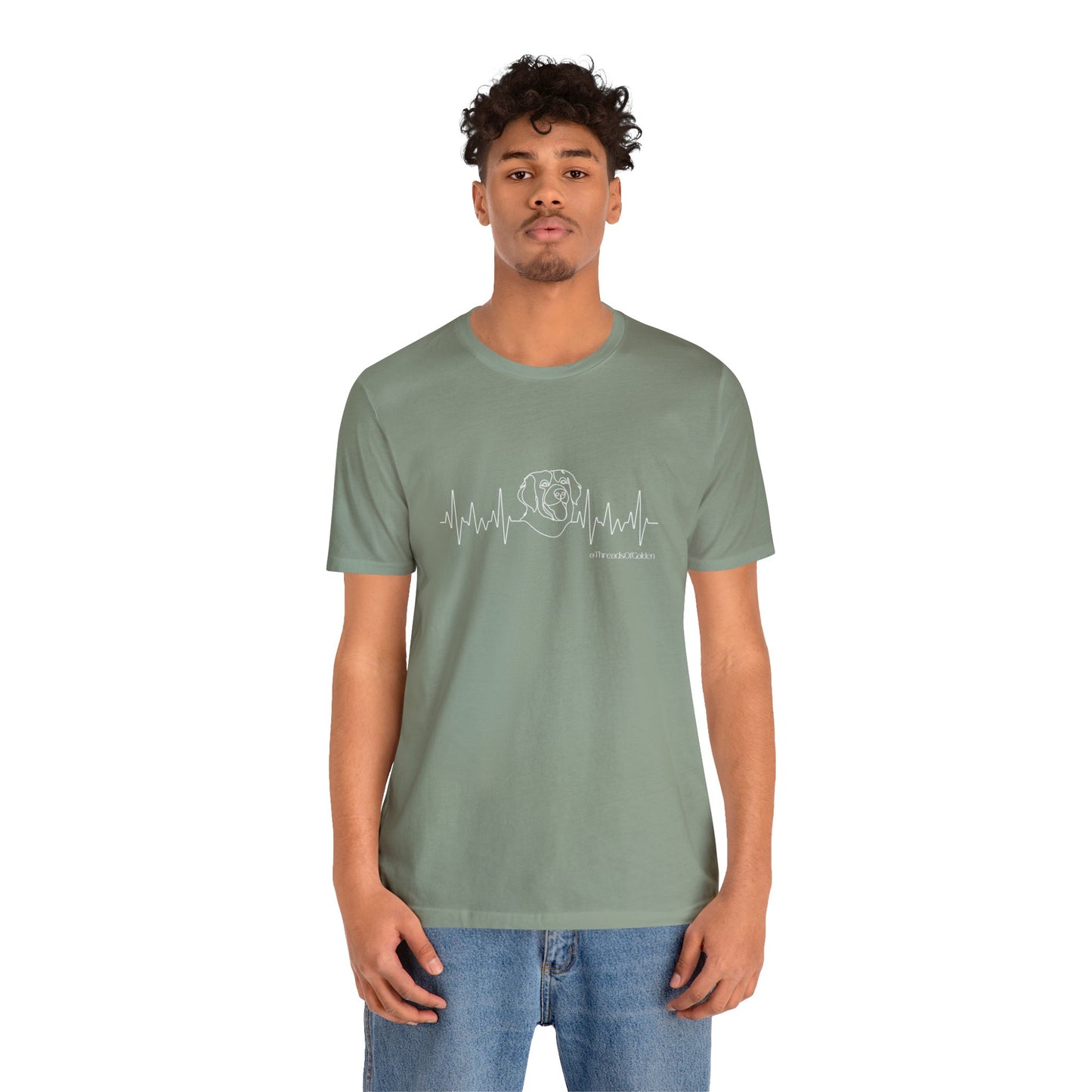 Golden Heartbeat Unisex Tee