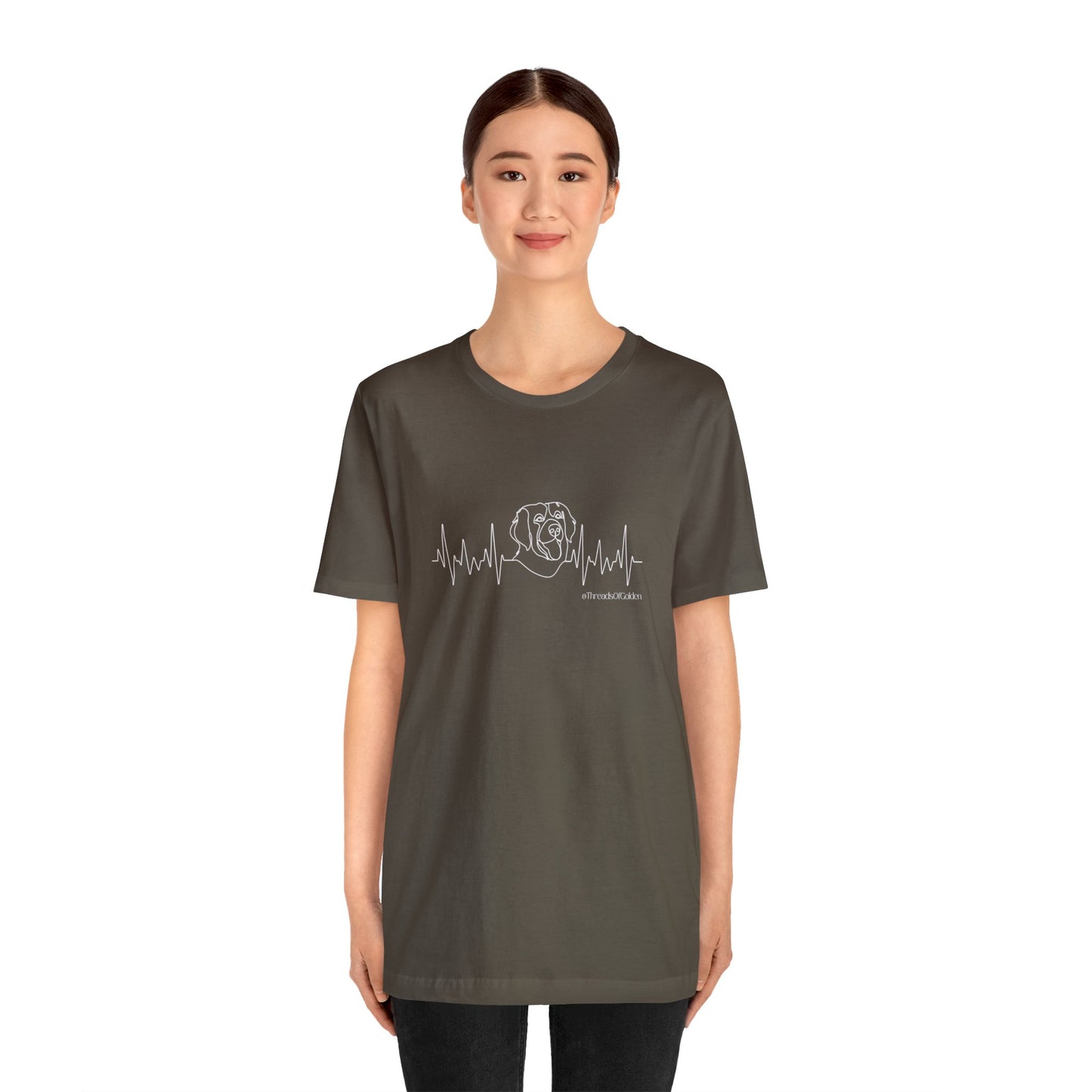 Golden Heartbeat Unisex Tee