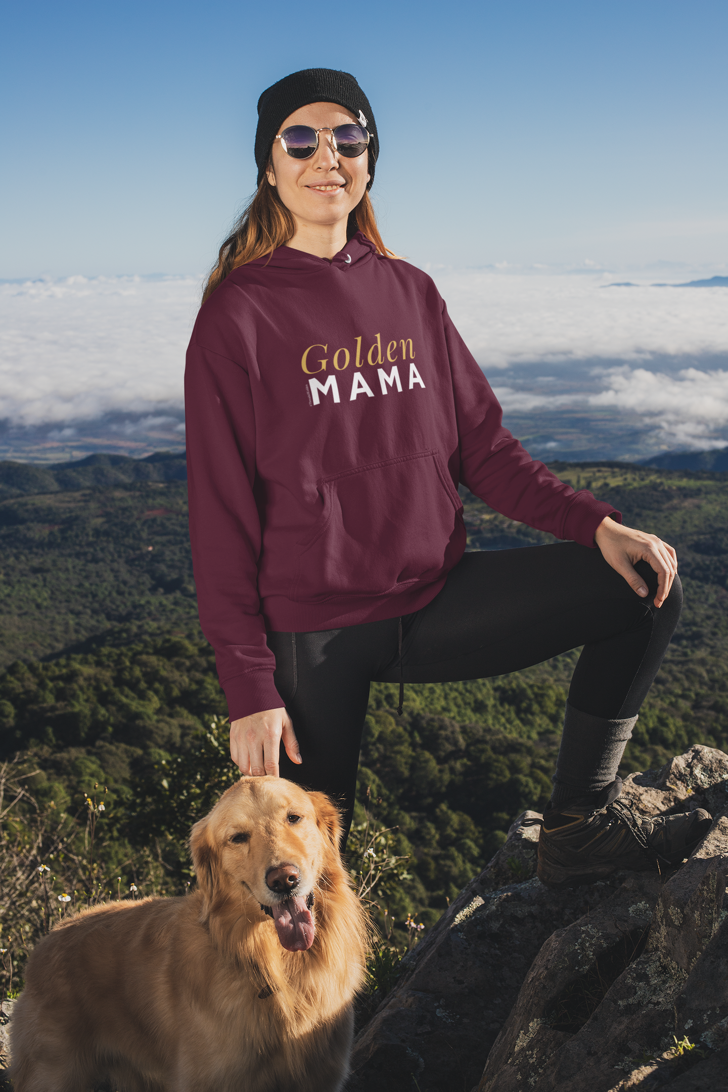 green environmentally friendly golden retriever clothing