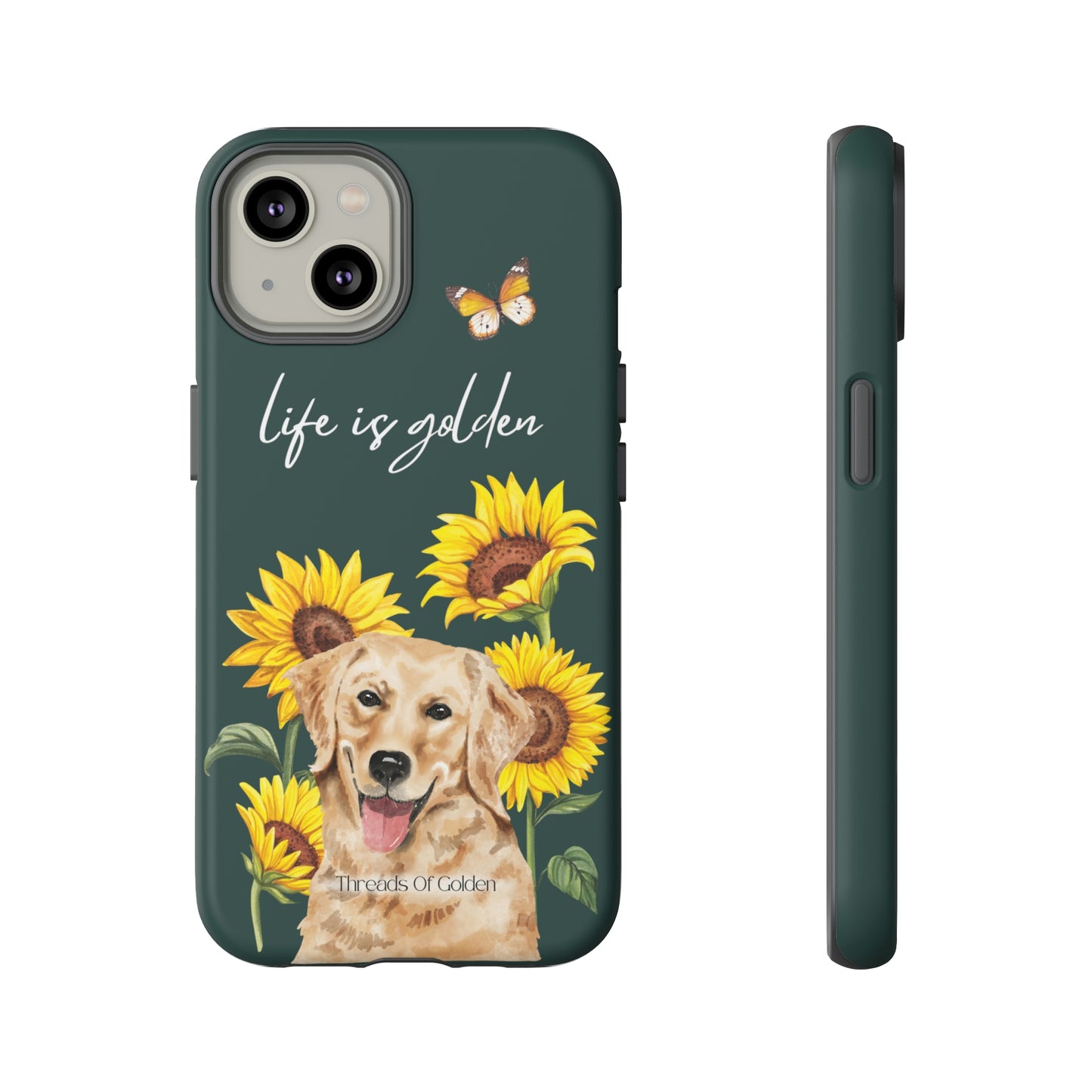 Life Is Golden Tough Phone Case