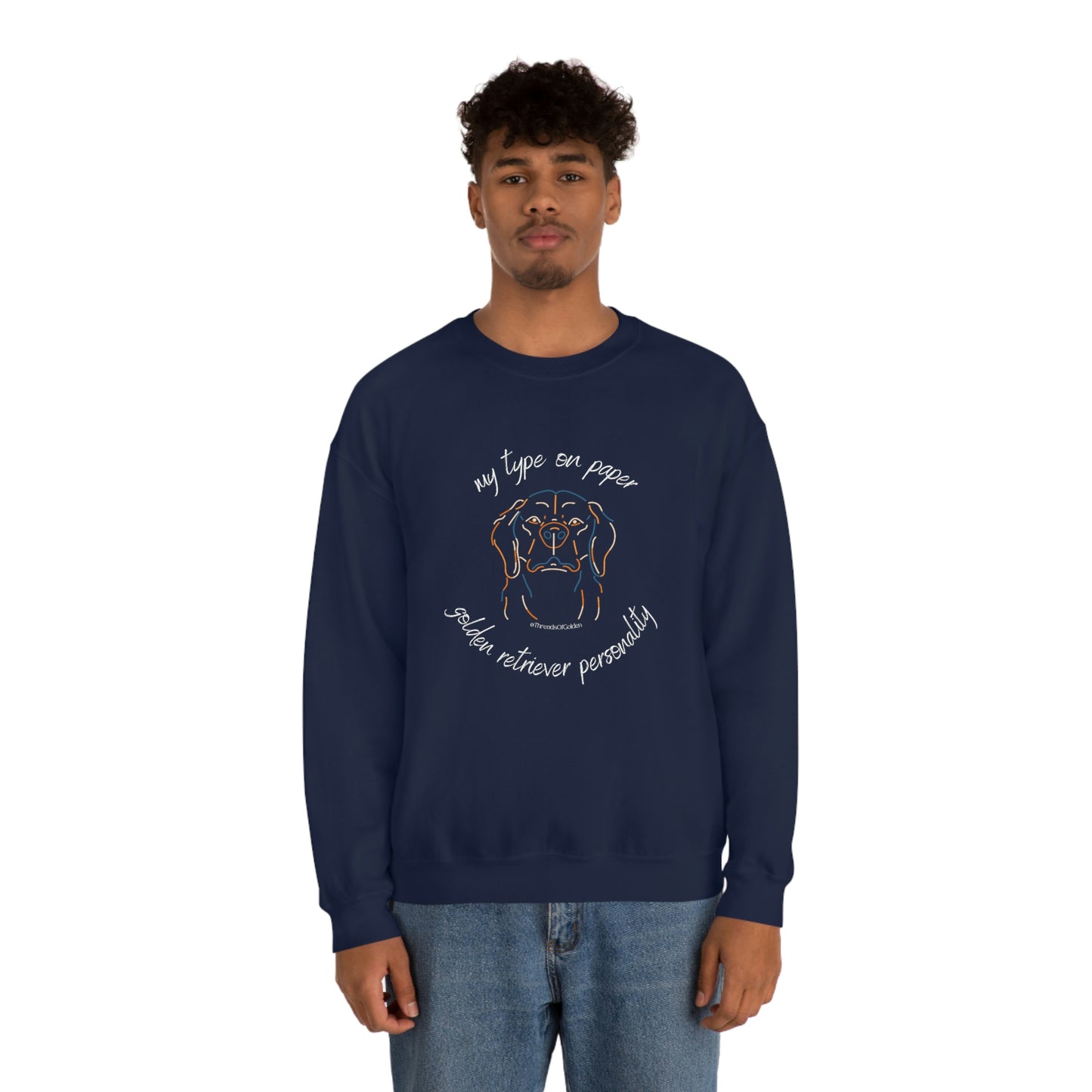 Golden Retriever Personality Crewneck Sweatshirt