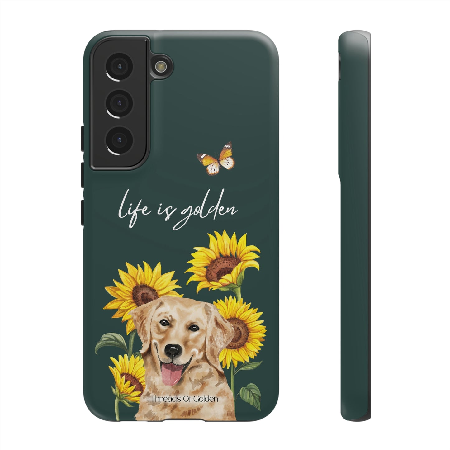 Life Is Golden Tough Phone Case