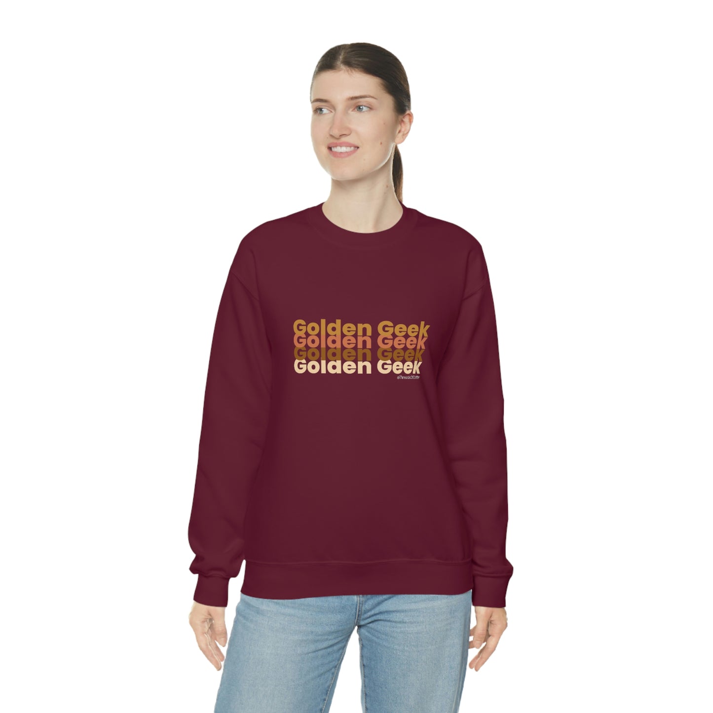 Golden Geek Earth Tones Unisex Crewneck Sweatshirt