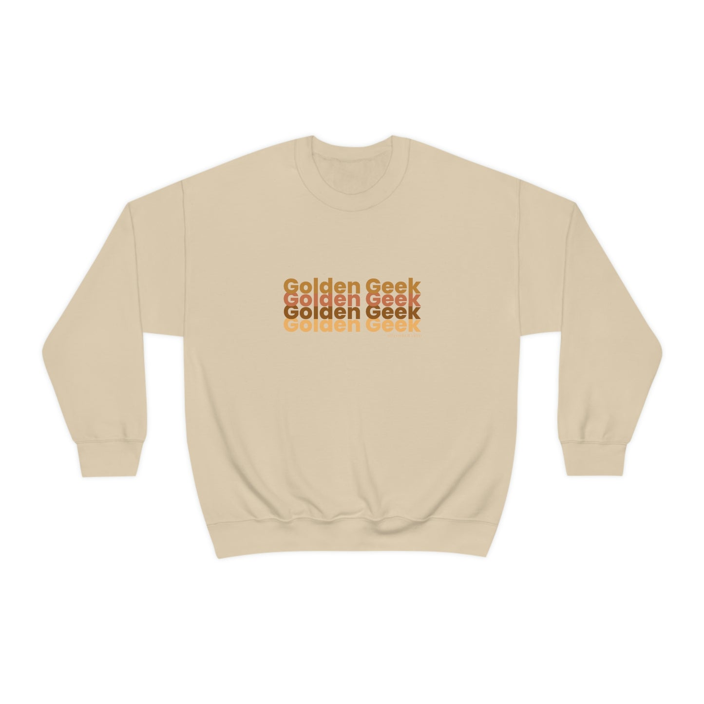 Golden Geek Earth Tones Unisex Crewneck Sweatshirt