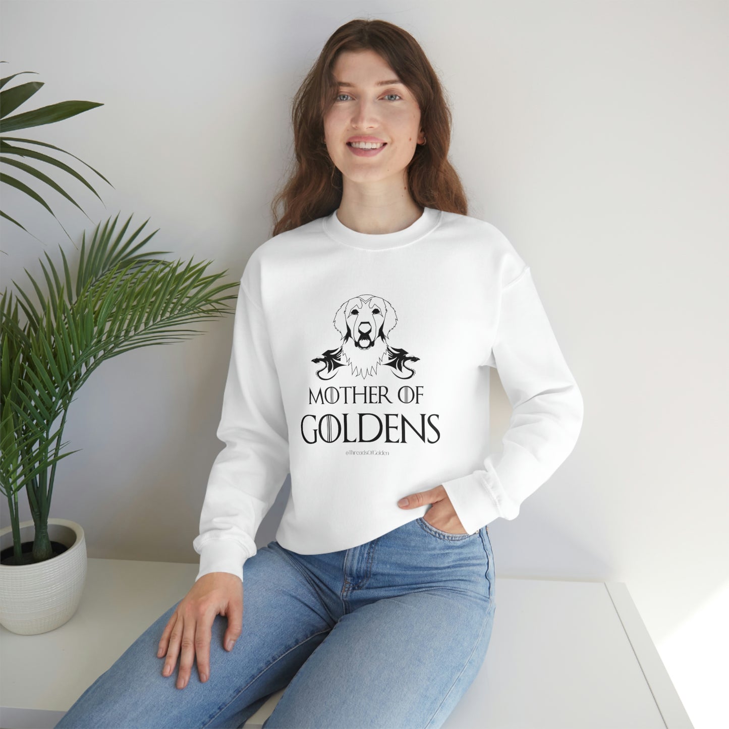 Mother Of Goldens Unisex Crewneck Sweatshirt