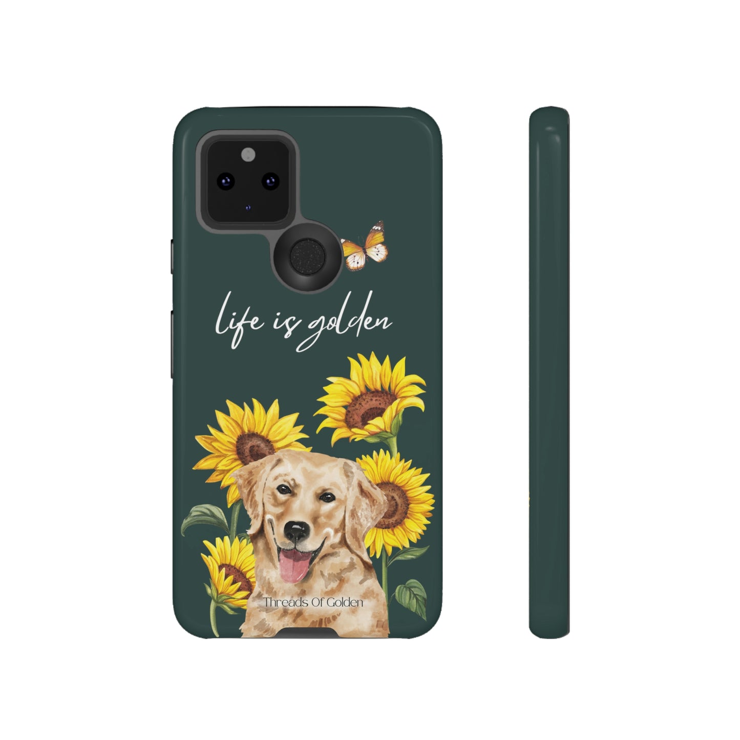 Life Is Golden Tough Phone Case