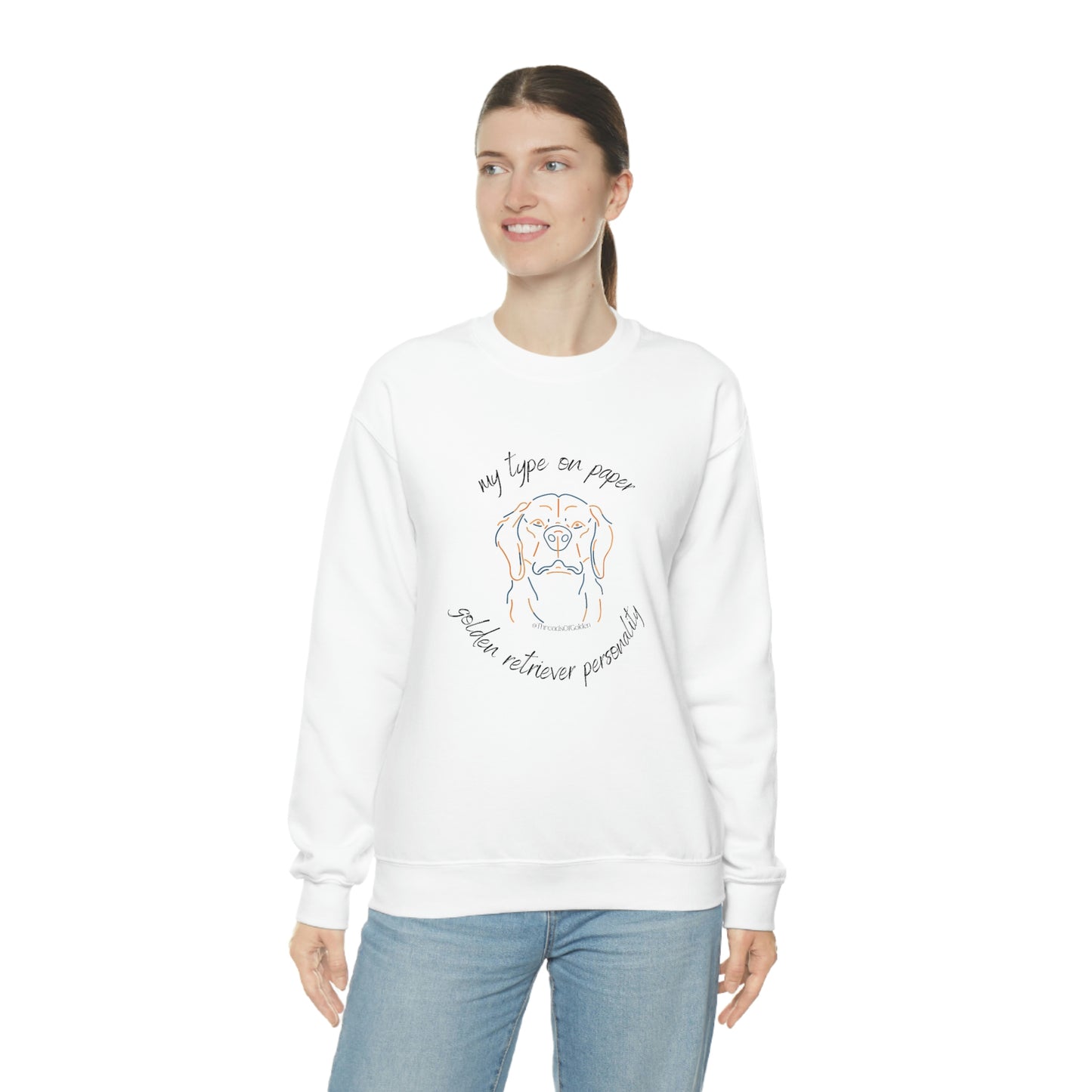 Golden Retriever Personality Crewneck Sweatshirt