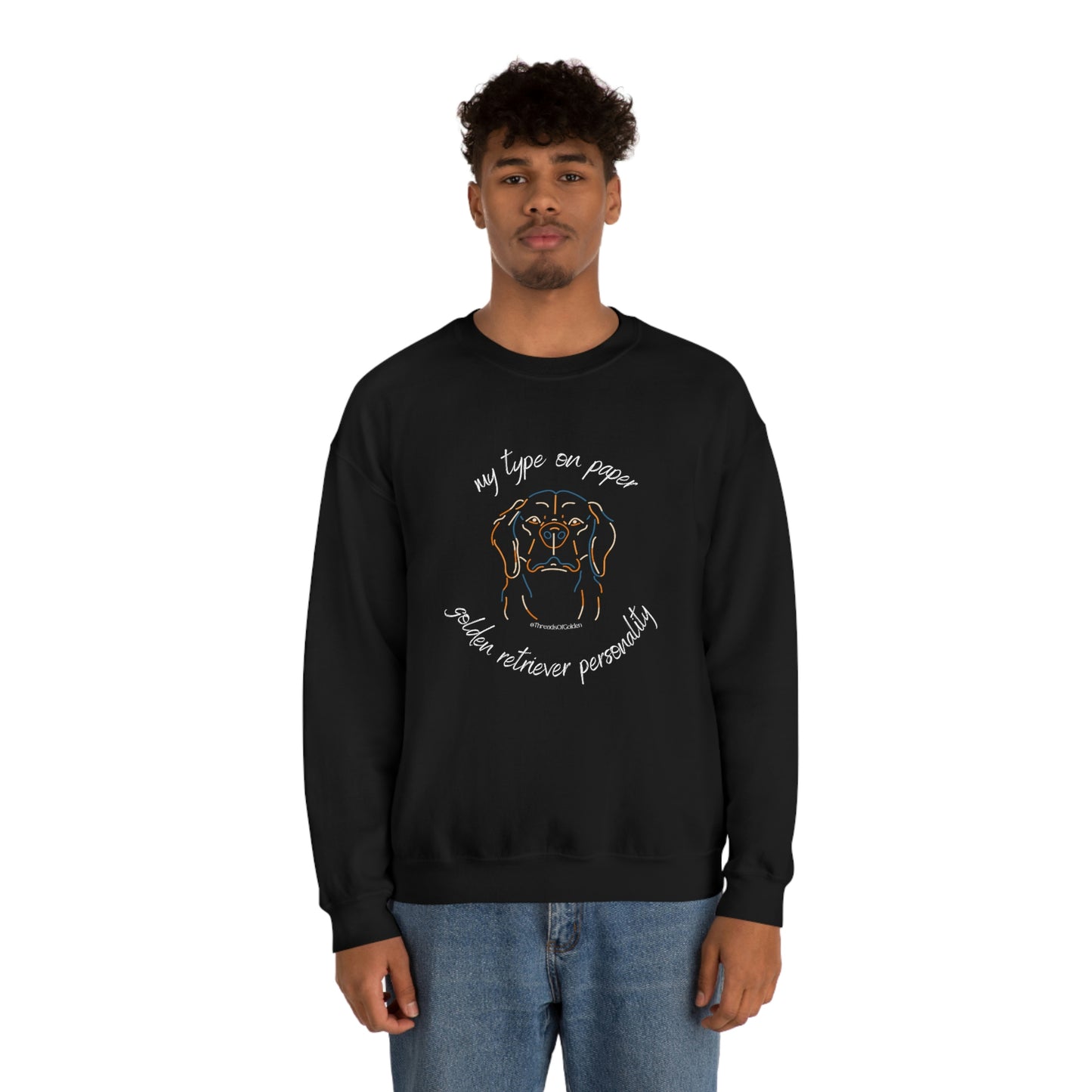 Golden Retriever Personality Crewneck Sweatshirt