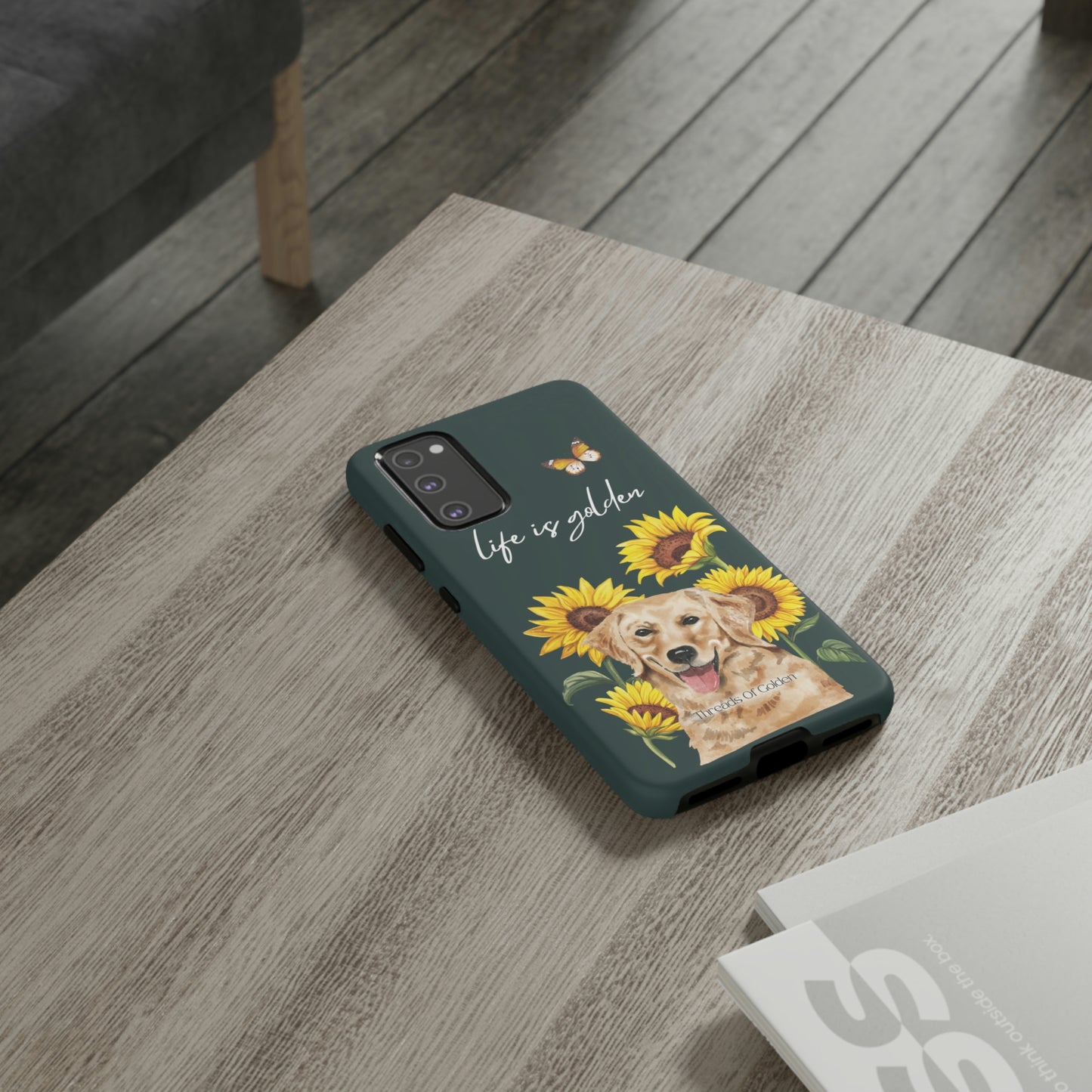 Life Is Golden Tough Phone Case