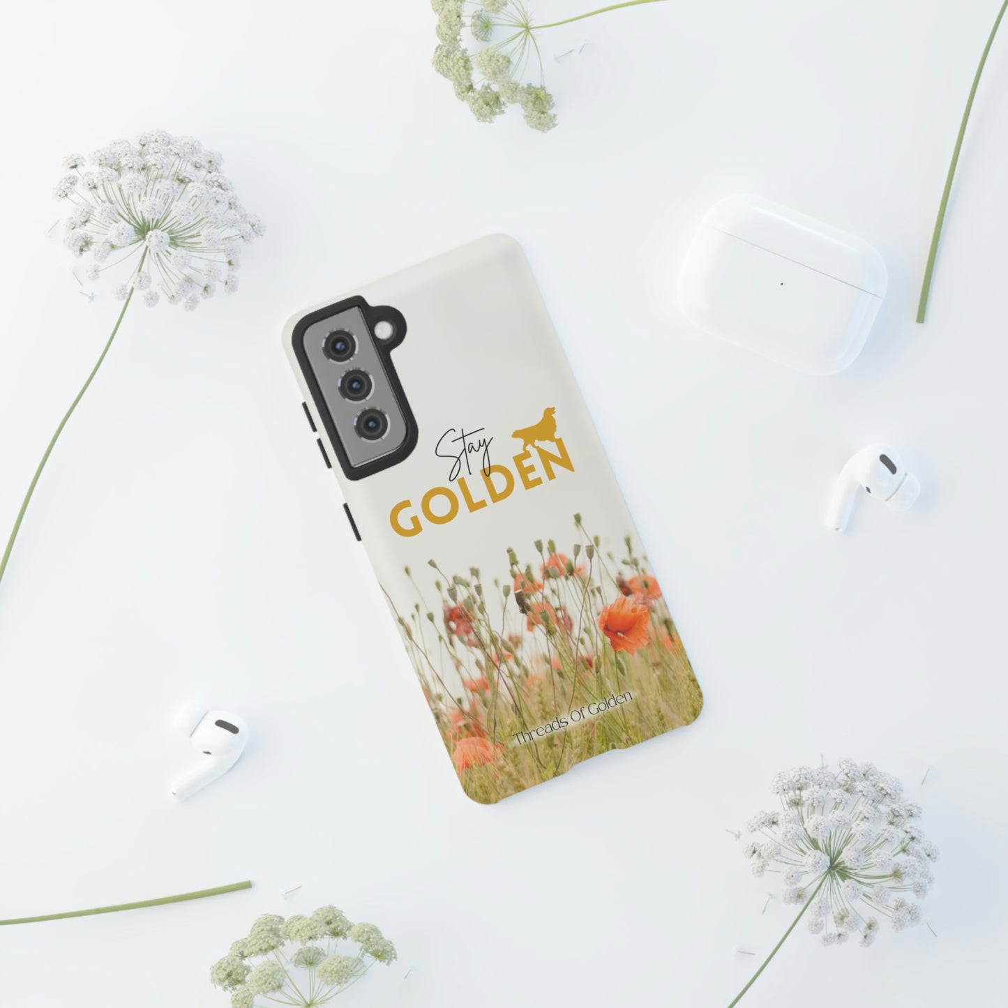 Stay Golden Tough Phone Case