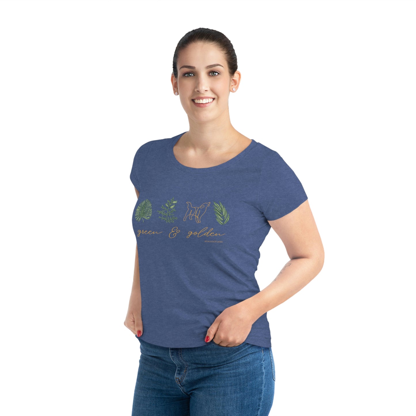 Green & Golden Women's T-shirt