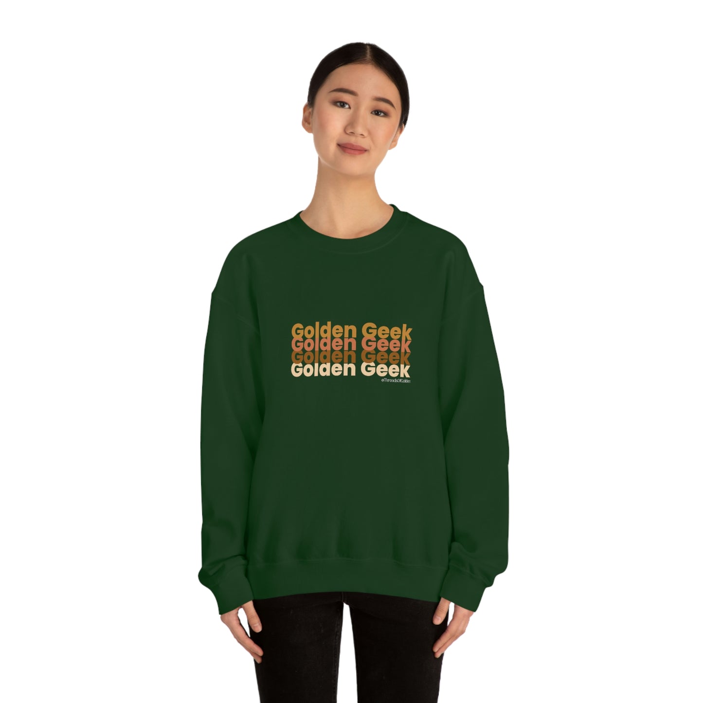 Golden Geek Earth Tones Unisex Crewneck Sweatshirt