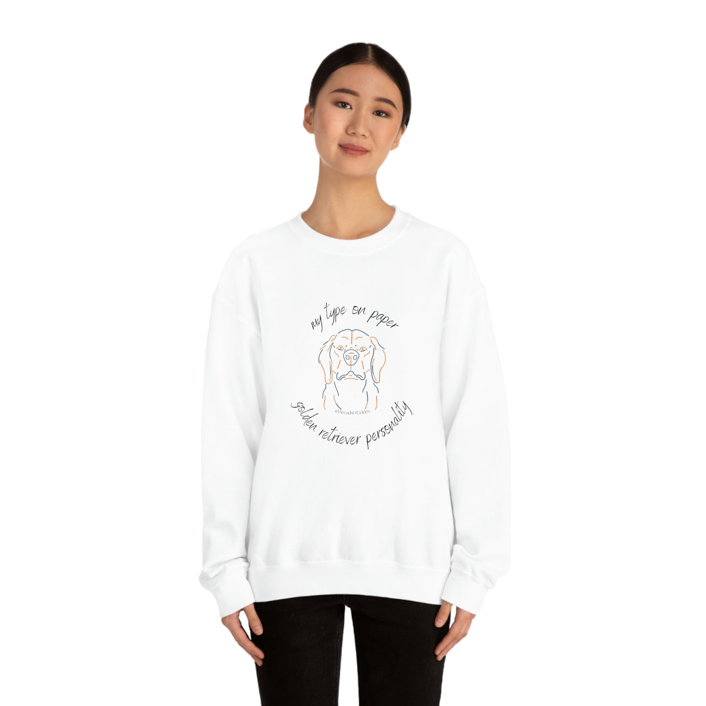 Golden Retriever Personality Crewneck Sweatshirt