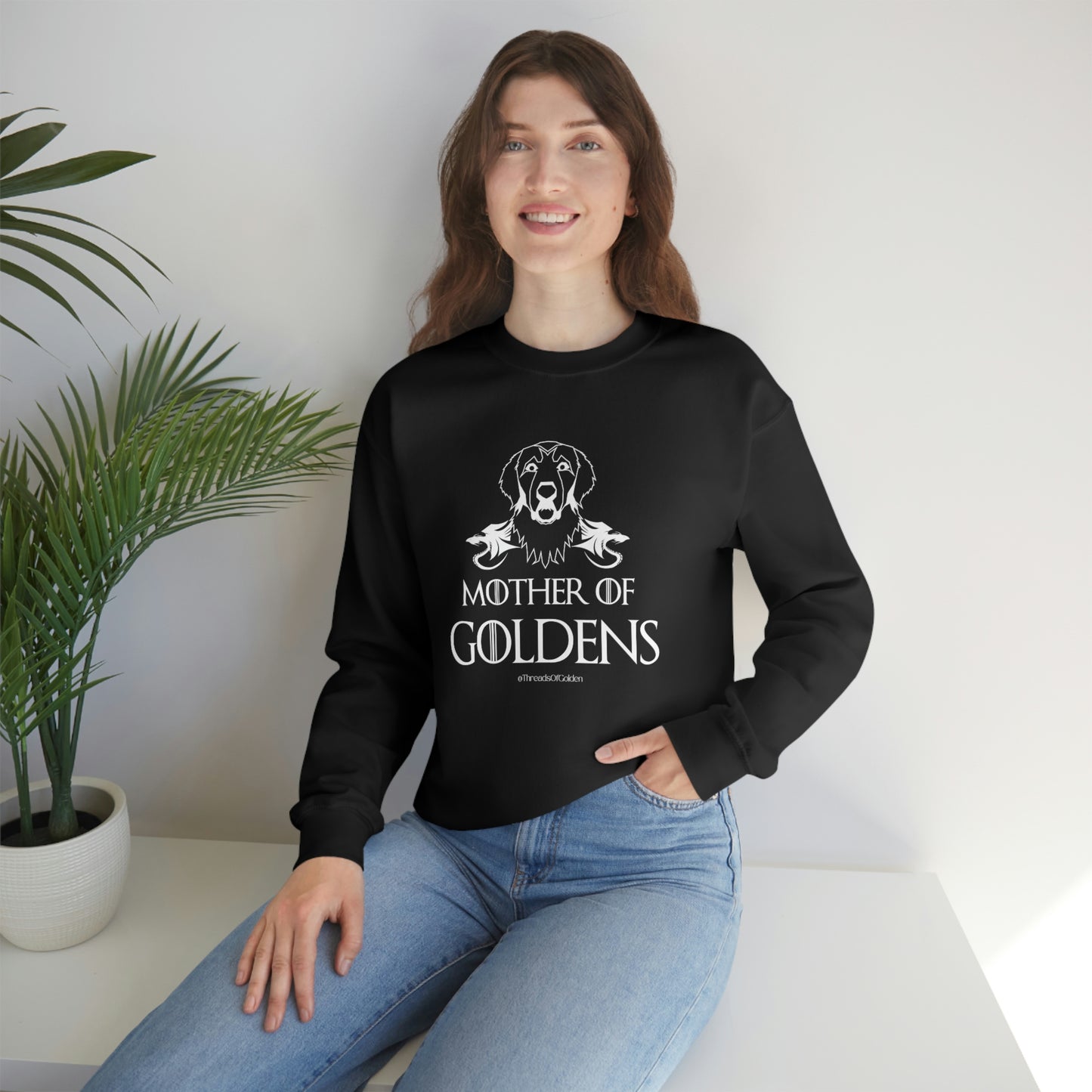 Mother Of Goldens Unisex Crewneck Sweatshirt