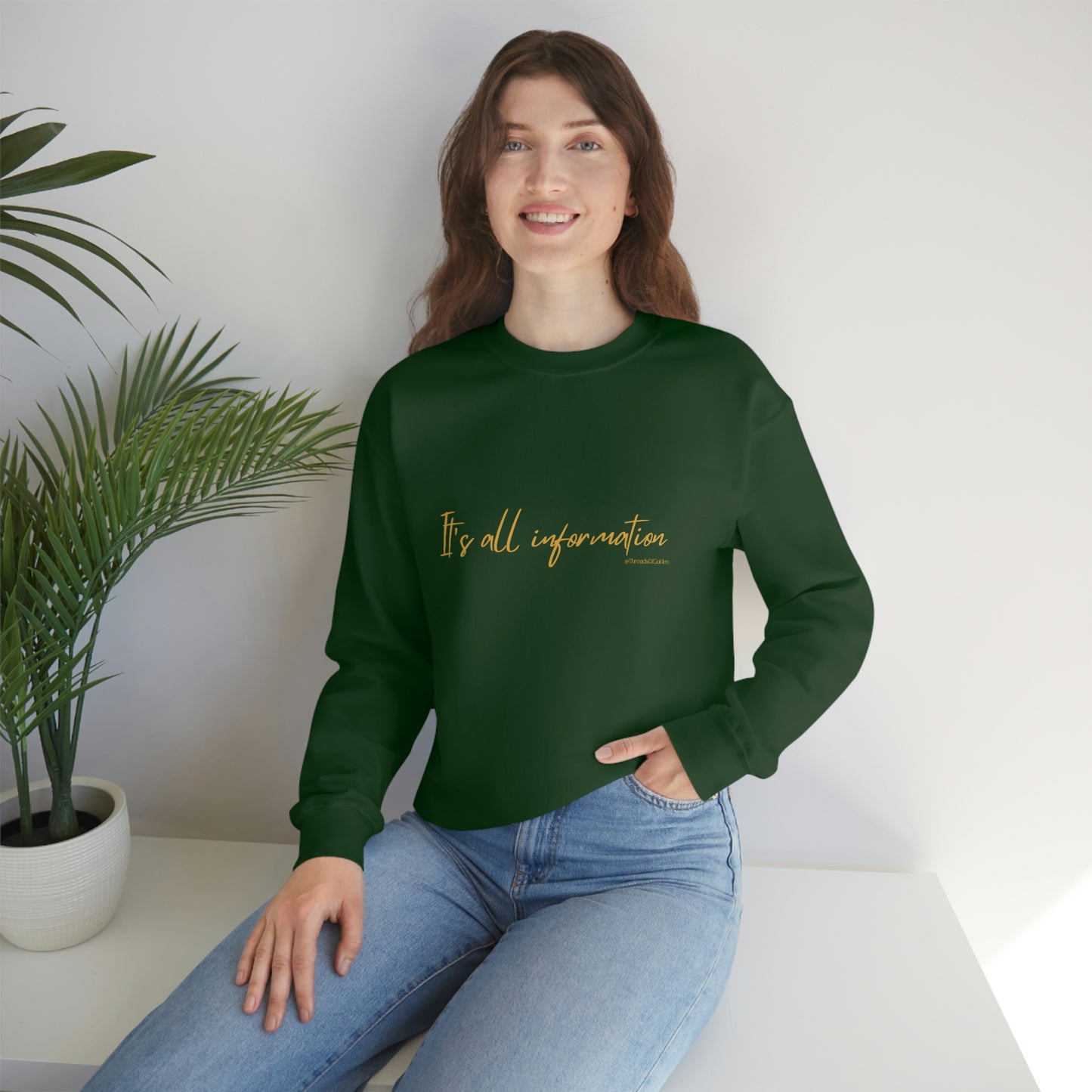 It's All Information Unisex Crewneck Sweatshirt