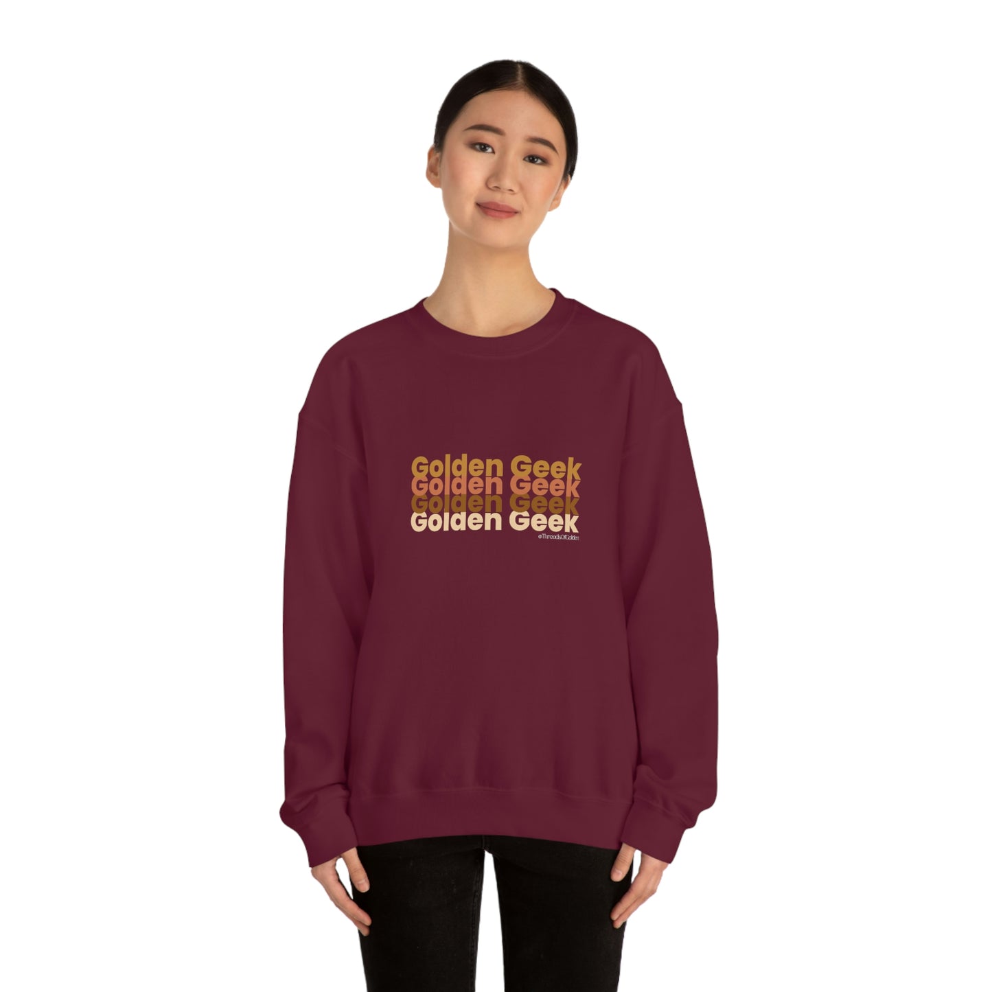 Golden Geek Earth Tones Unisex Crewneck Sweatshirt