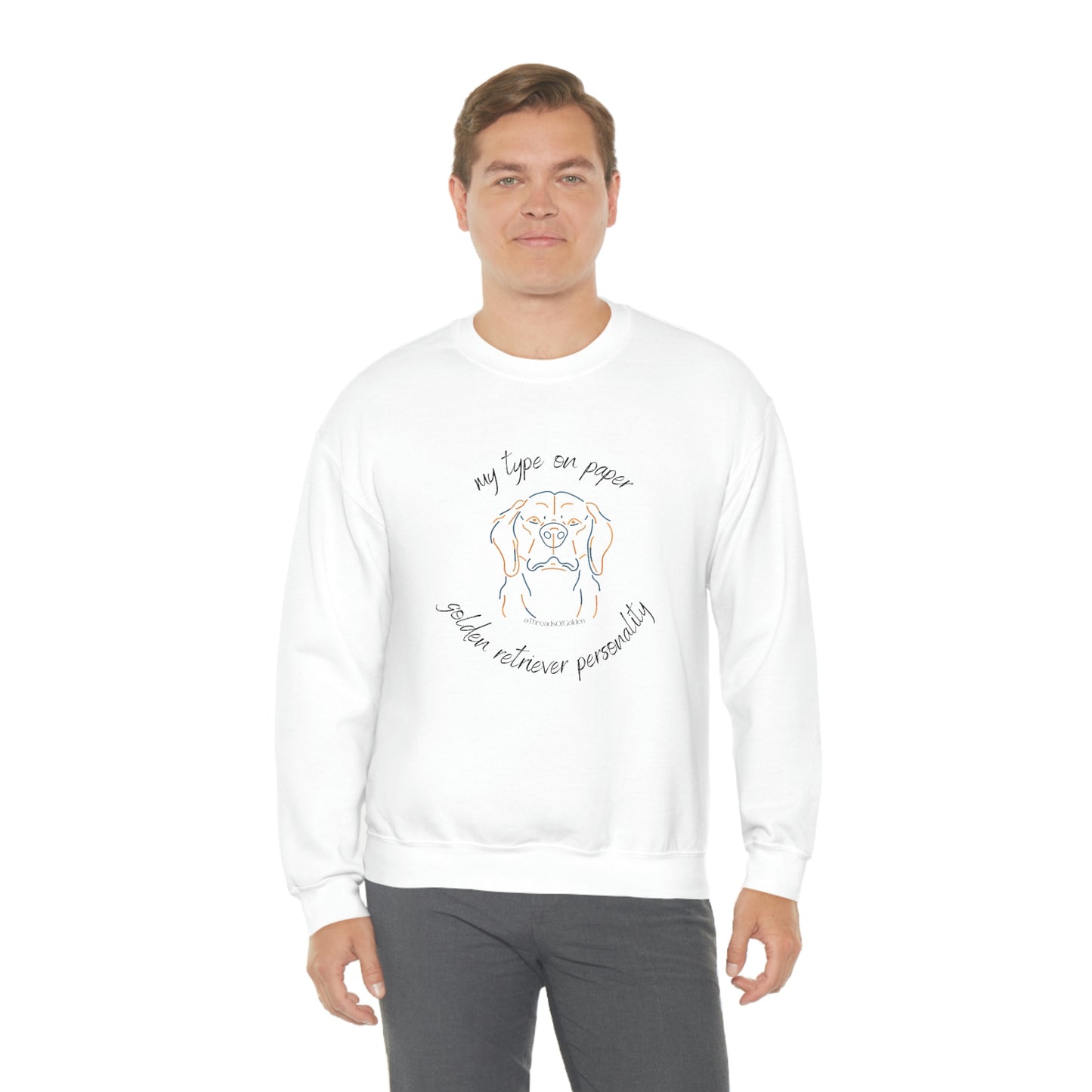 Golden Retriever Personality Crewneck Sweatshirt