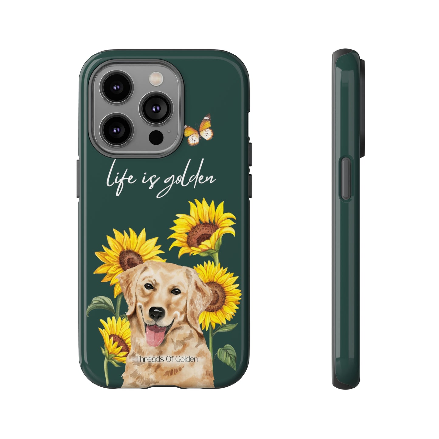 Life Is Golden Tough Phone Case