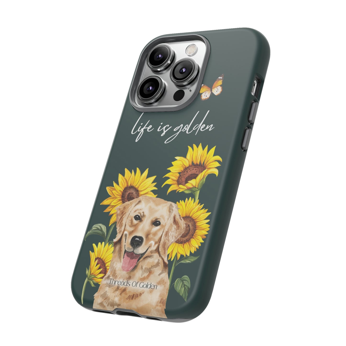 Life Is Golden Tough Phone Case