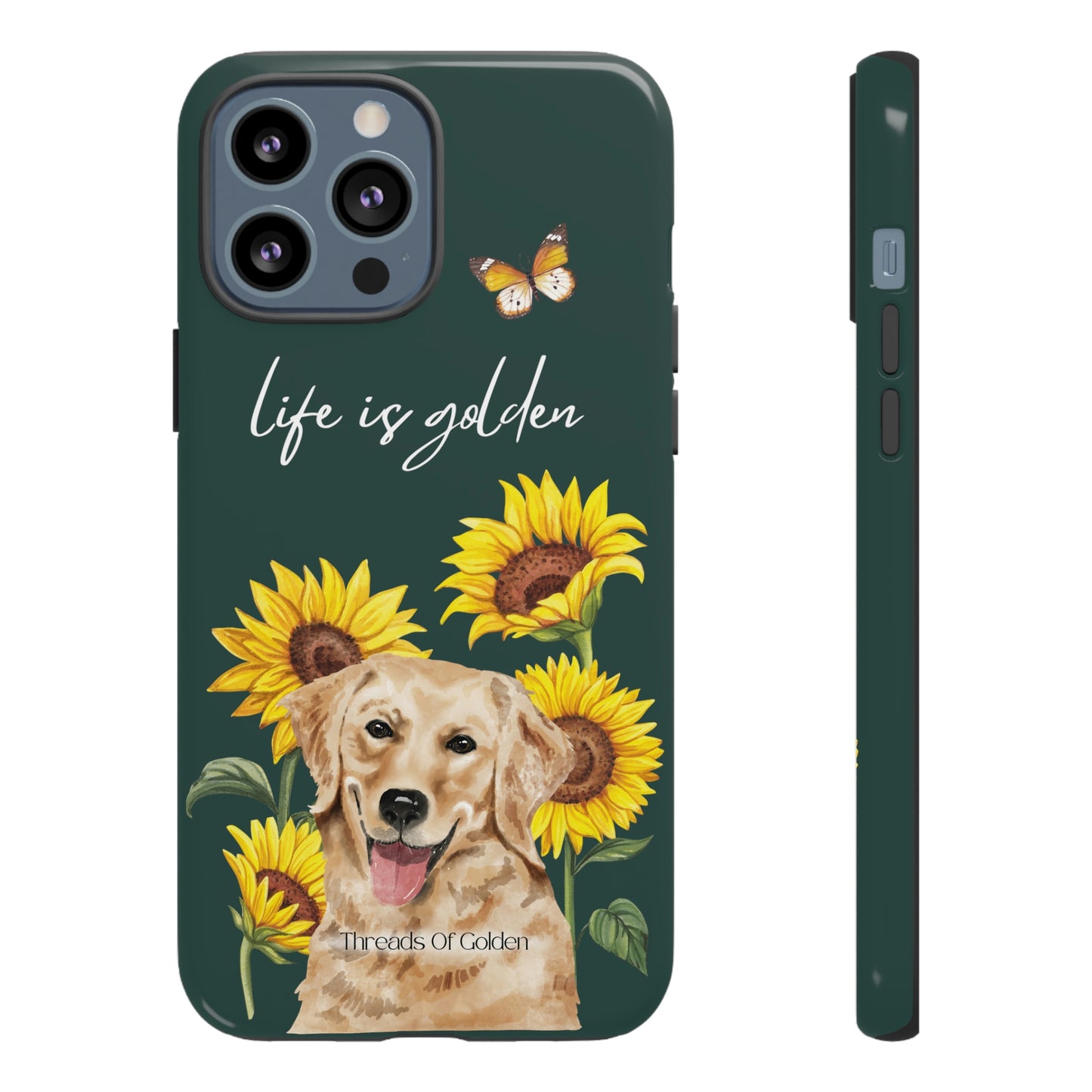 Life Is Golden Tough Phone Case