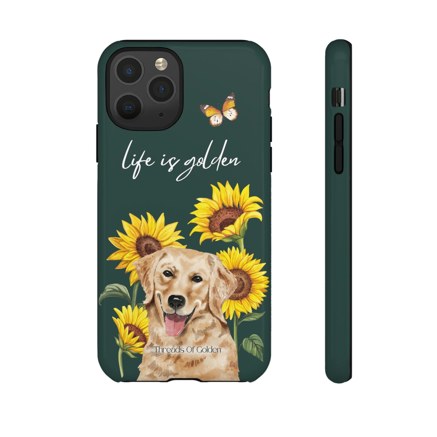 Life Is Golden Tough Phone Case