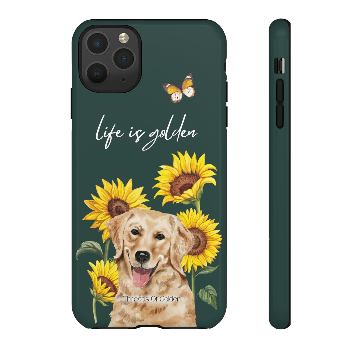 Life Is Golden Tough Phone Case