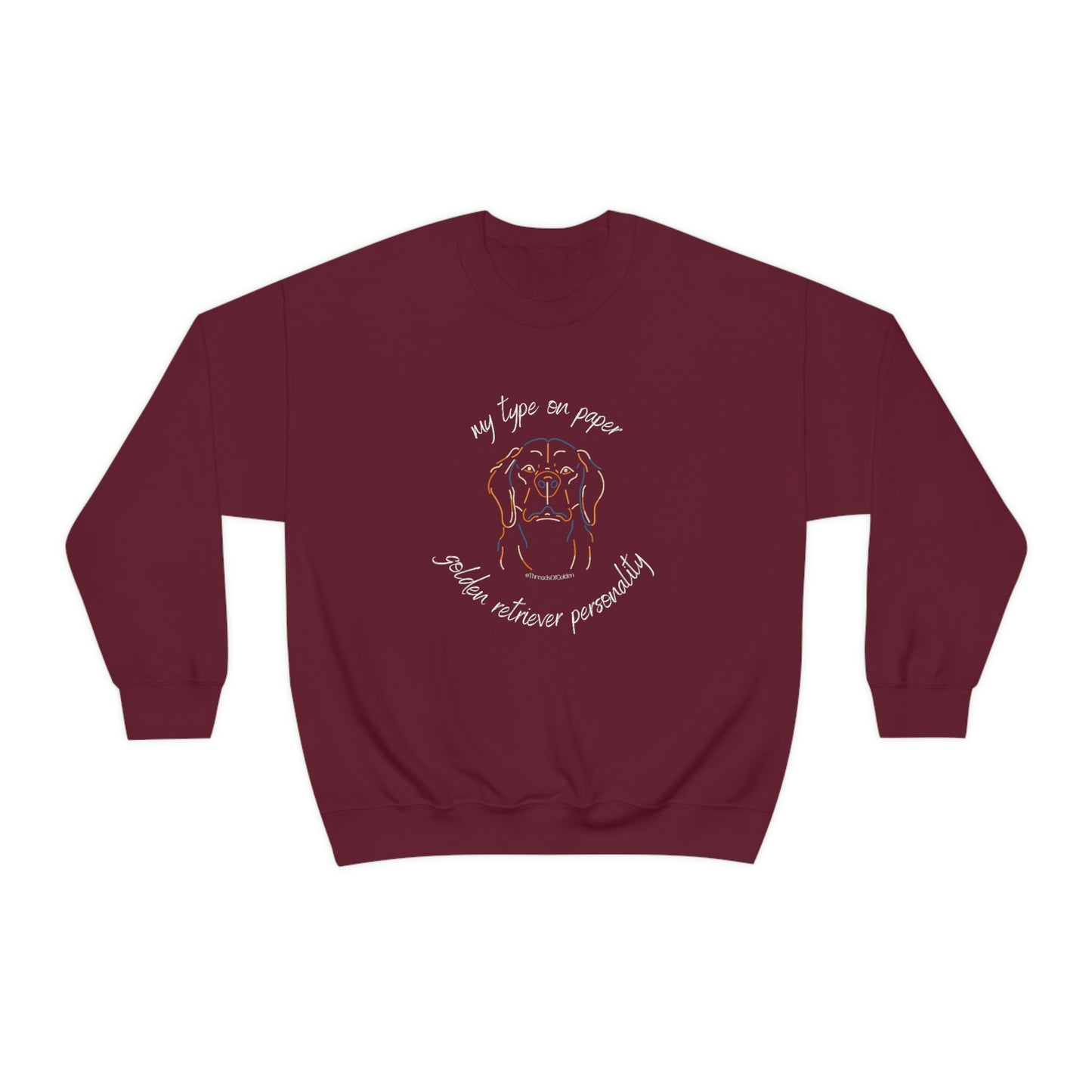 Golden Retriever Personality Crewneck Sweatshirt