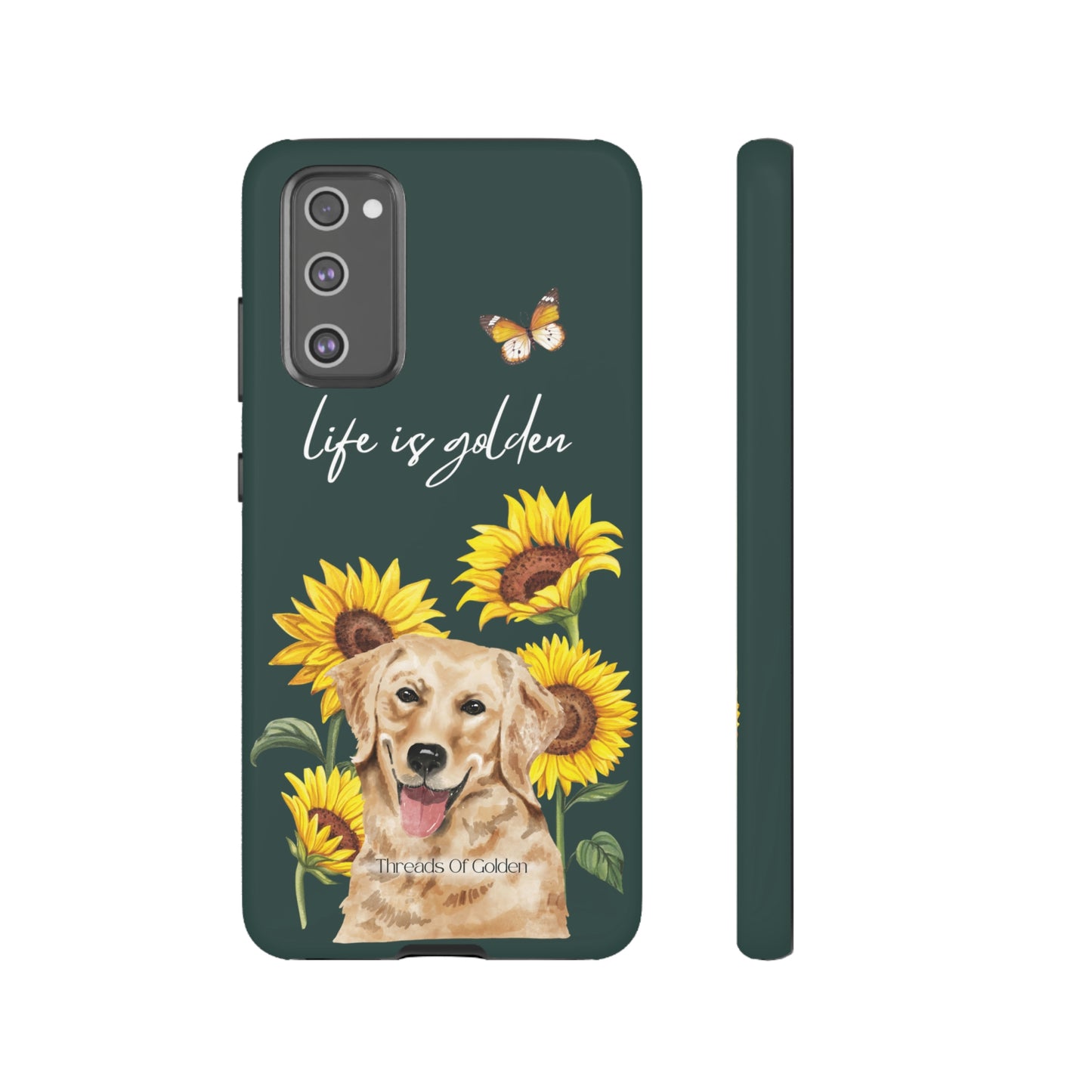 Life Is Golden Tough Phone Case