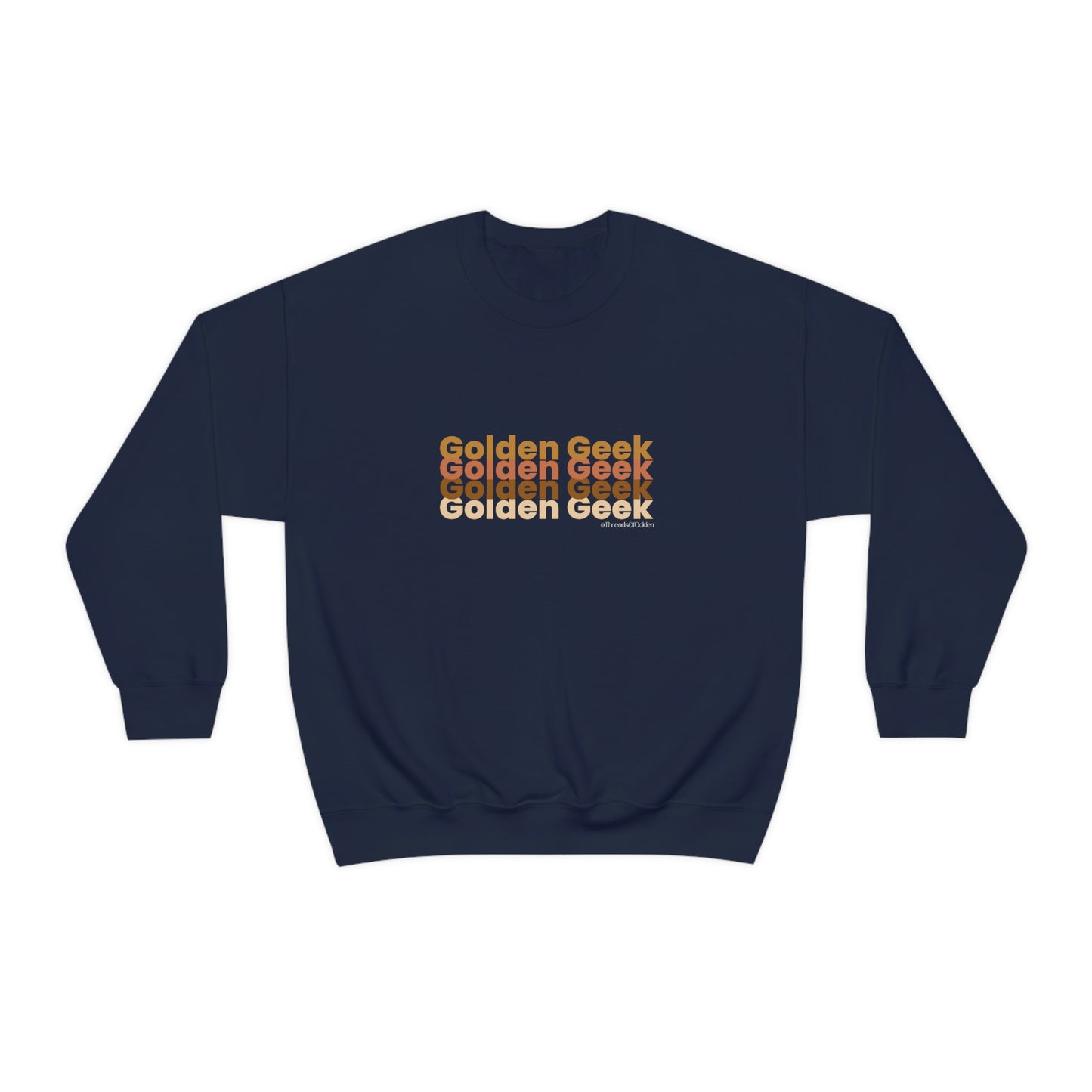 Golden Geek Earth Tones Unisex Crewneck Sweatshirt