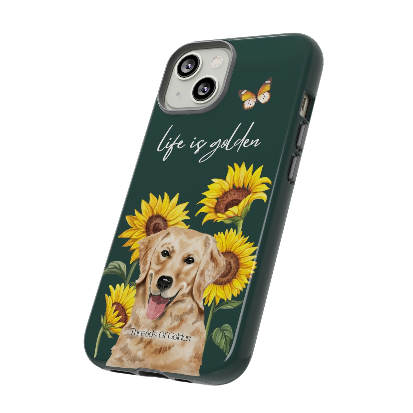 Life Is Golden Tough Phone Case