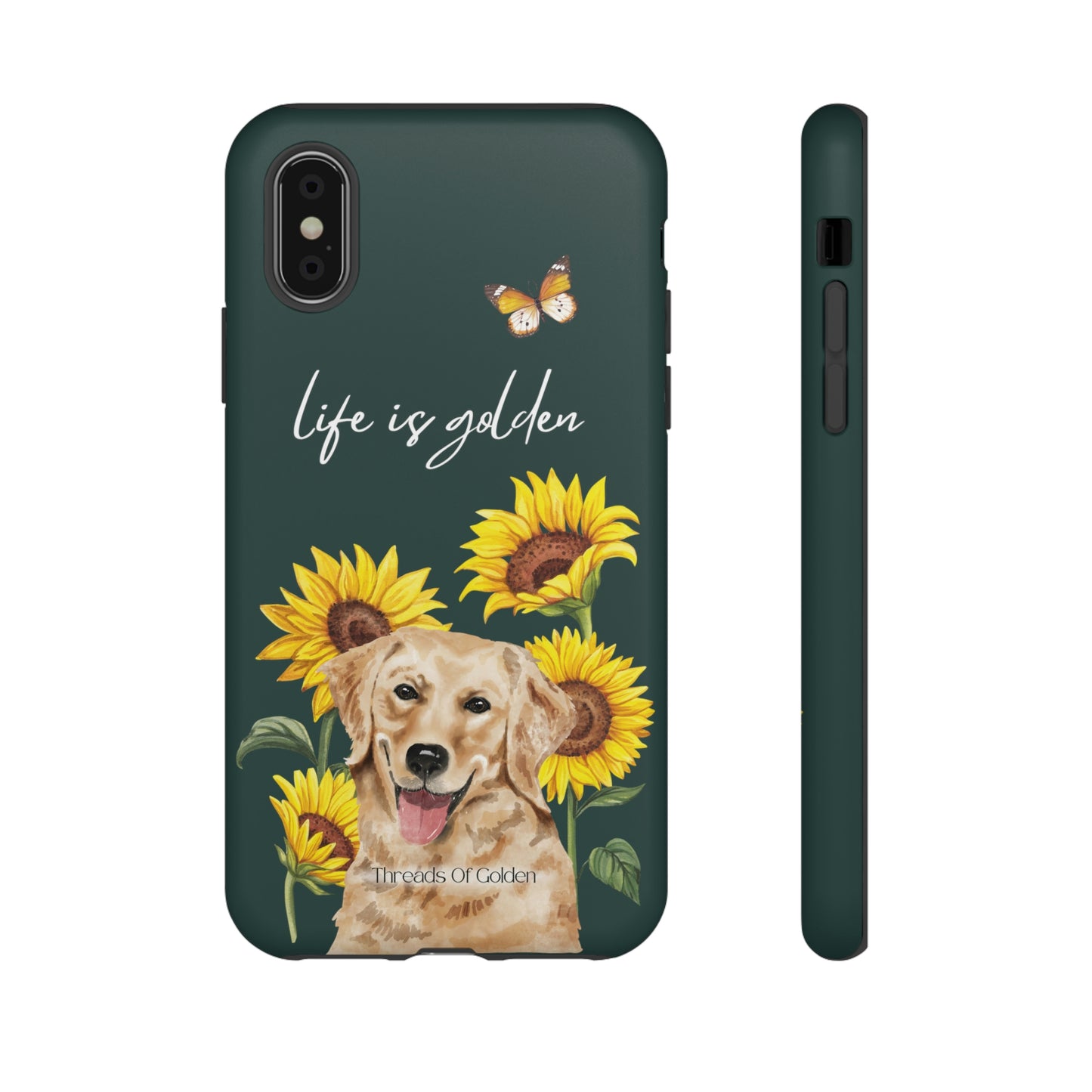 Life Is Golden Tough Phone Case