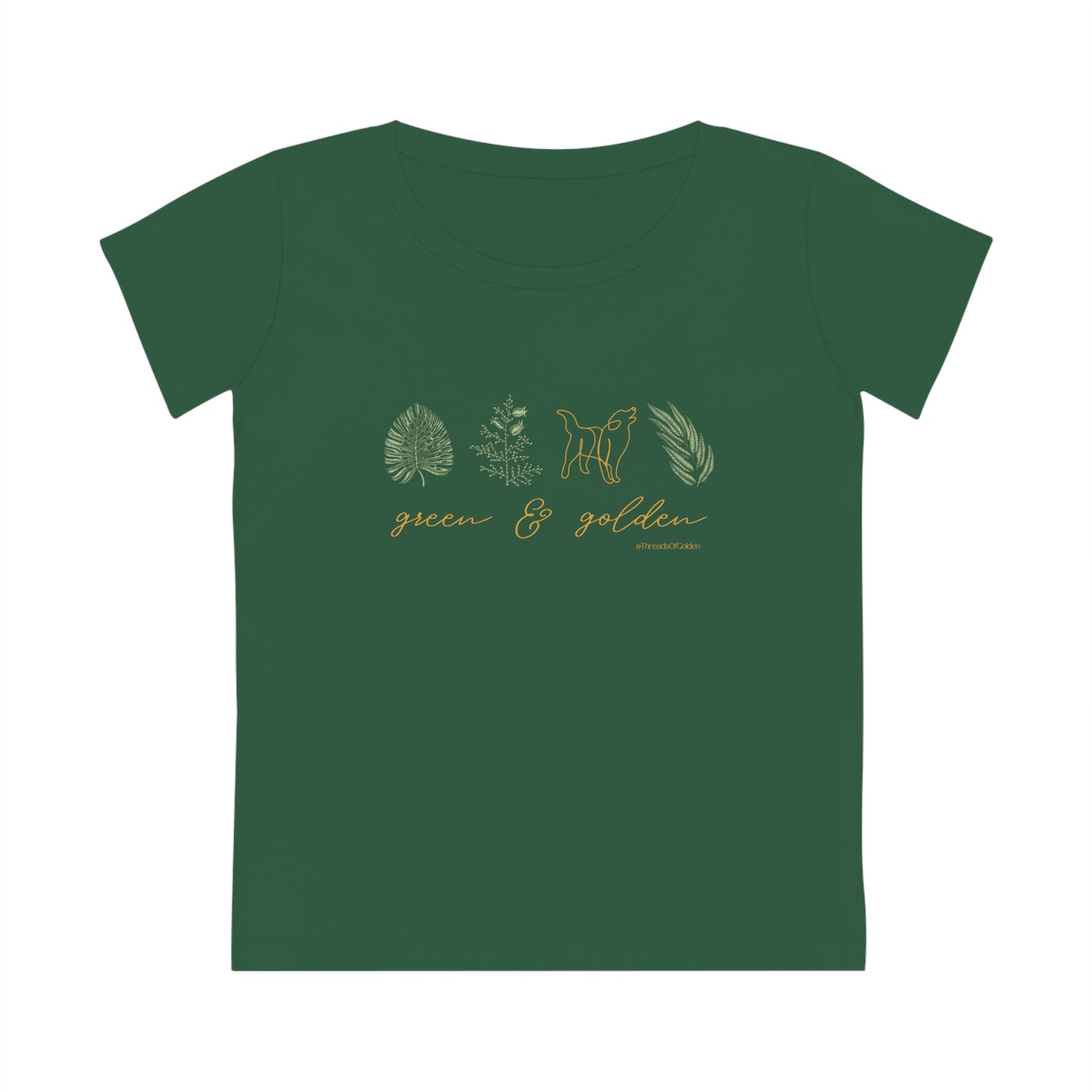 Green & Golden Women's T-shirt